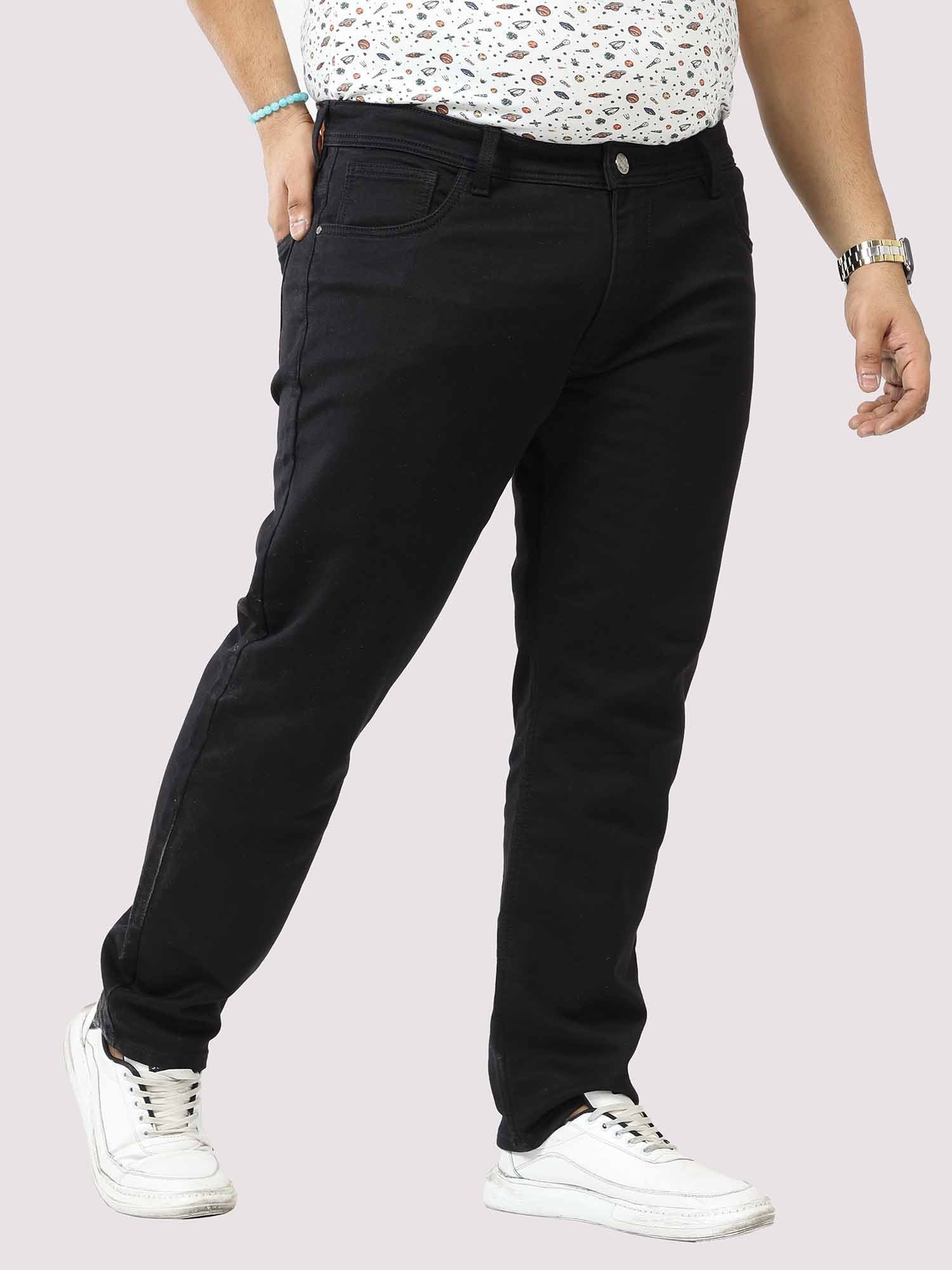 Premium Black Jeans Men's Plus Size - Guniaa Fashions