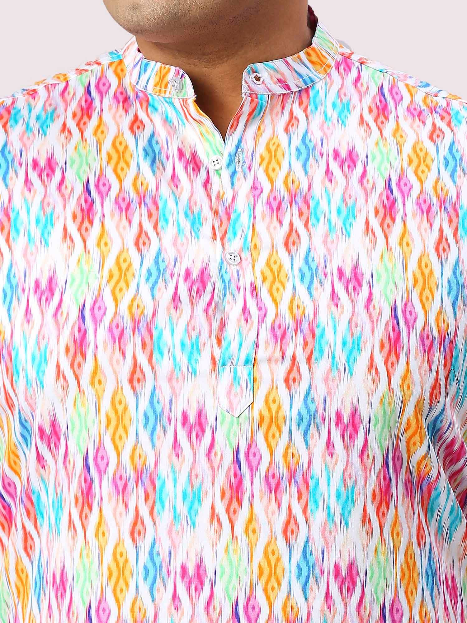 Raas Digital Printed Men's Plus Size Kurta - Guniaa Fashions