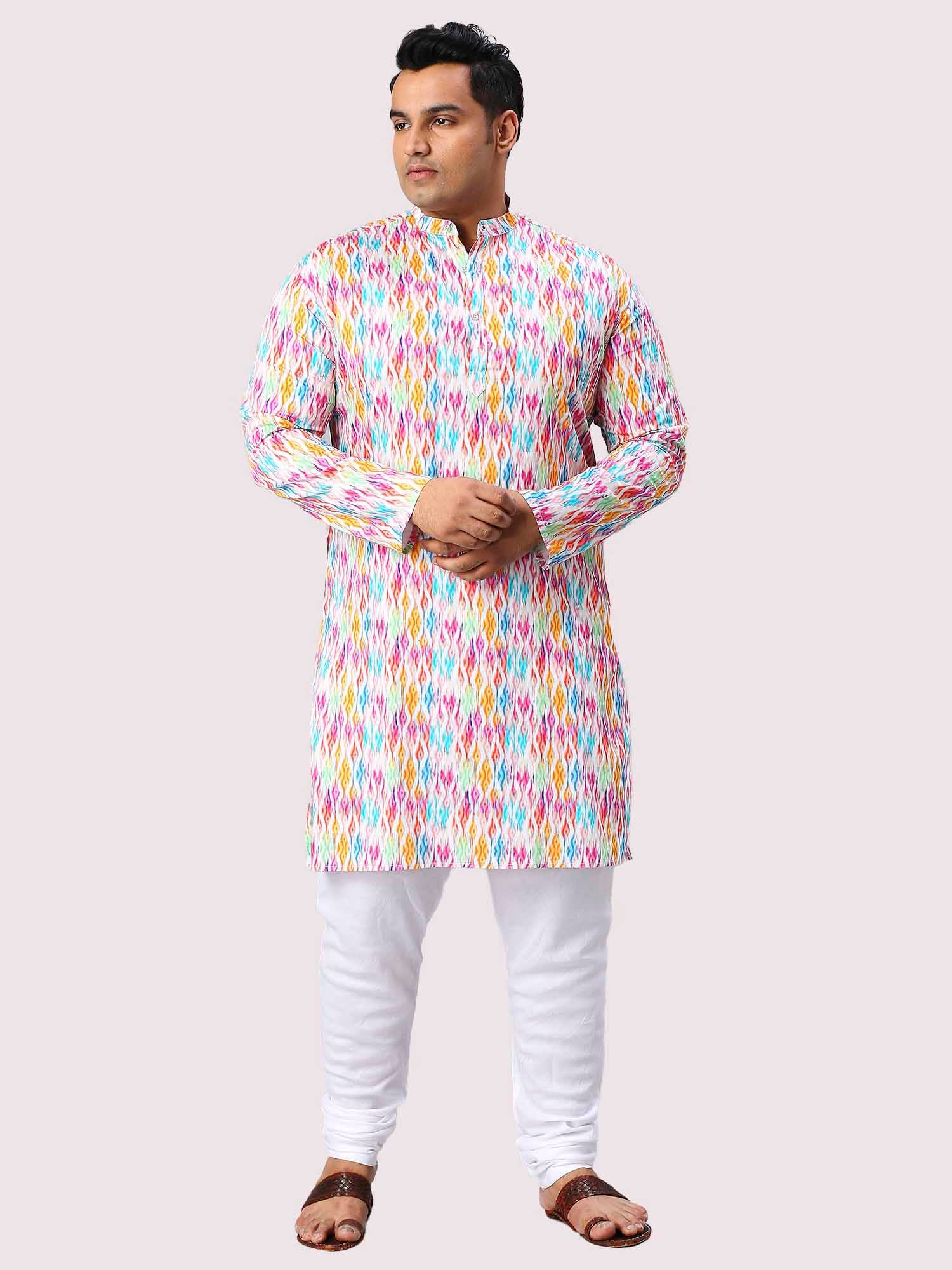 Raas Digital Printed Men's Plus Size Kurta - Guniaa Fashions