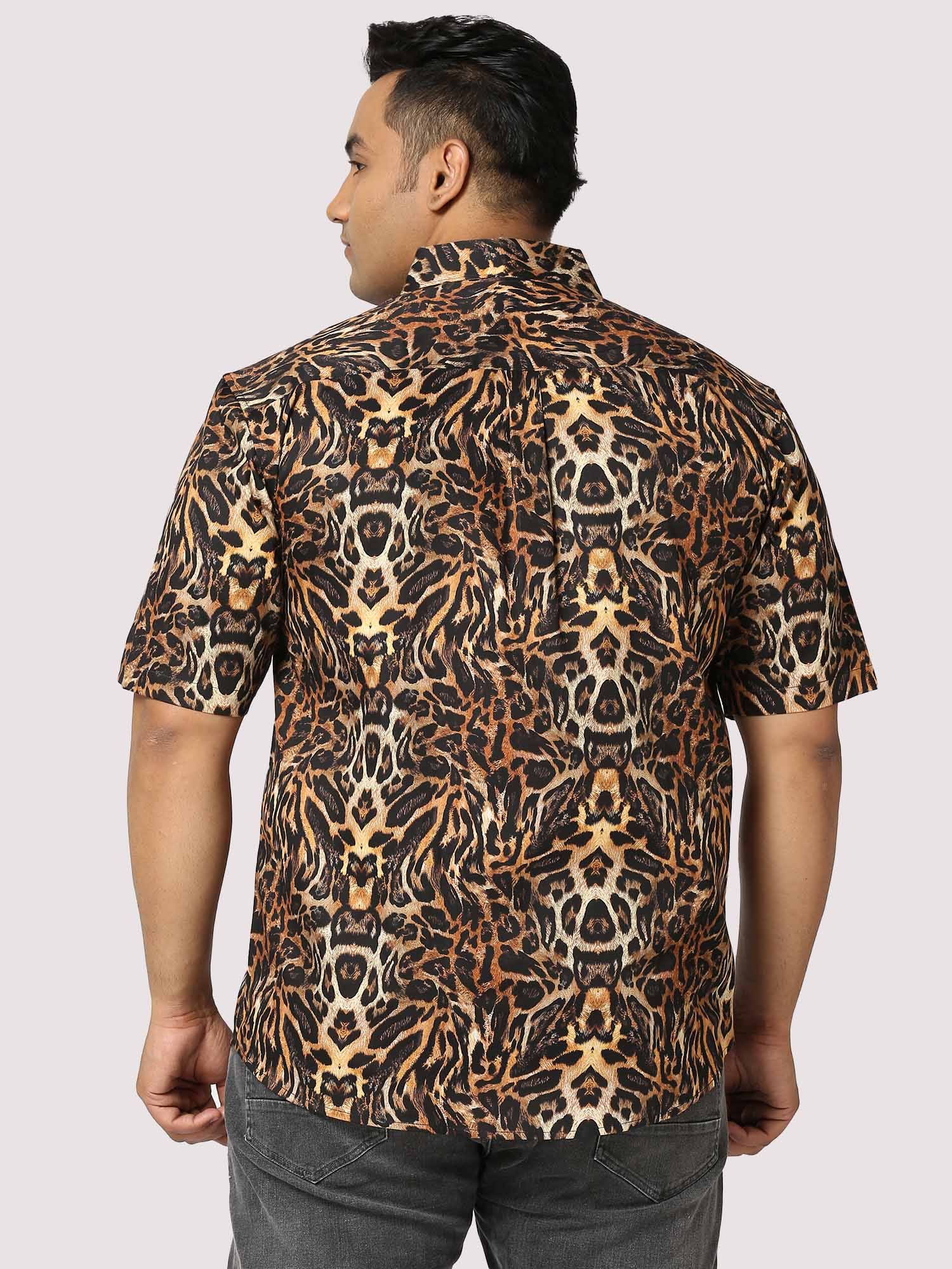 Rage Digital Printed Half Shirt Men's Plus Size - Guniaa Fashions