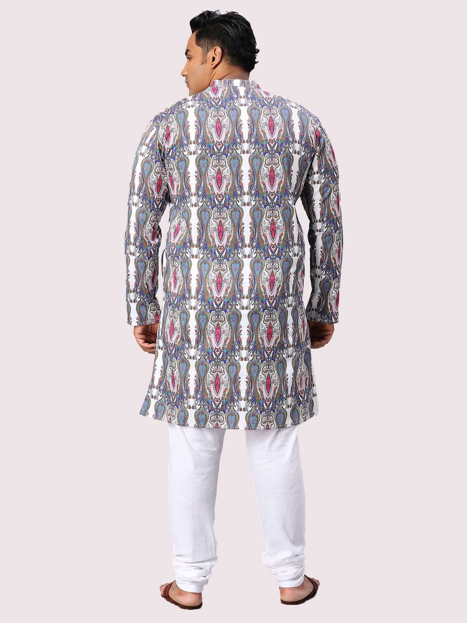 Regent Digital Printed Men's Plus Size Kurta - Guniaa Fashions