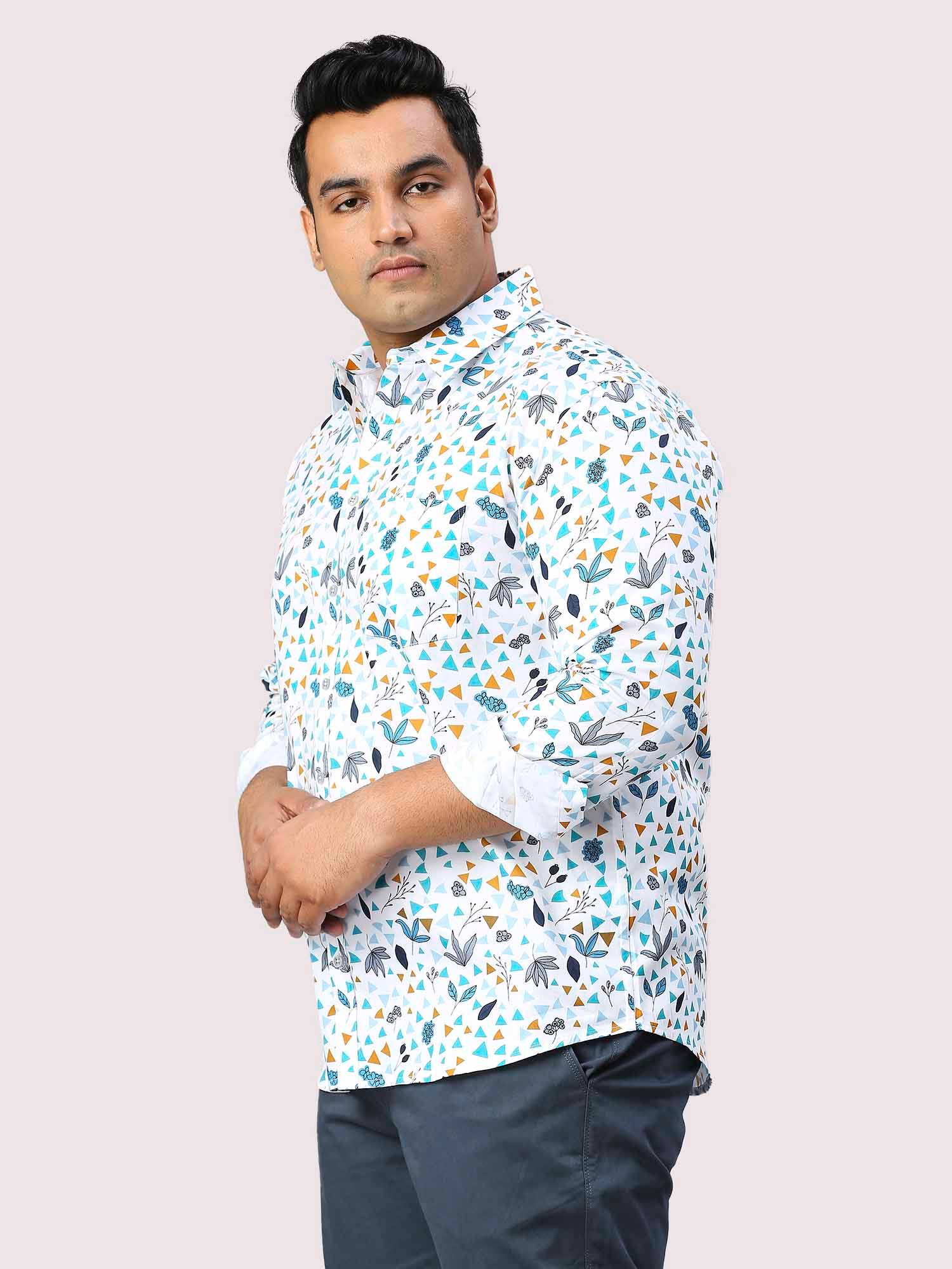 Skytale Digital Printed Full Sleeve Shirt Men's Plus Size - Guniaa Fashions