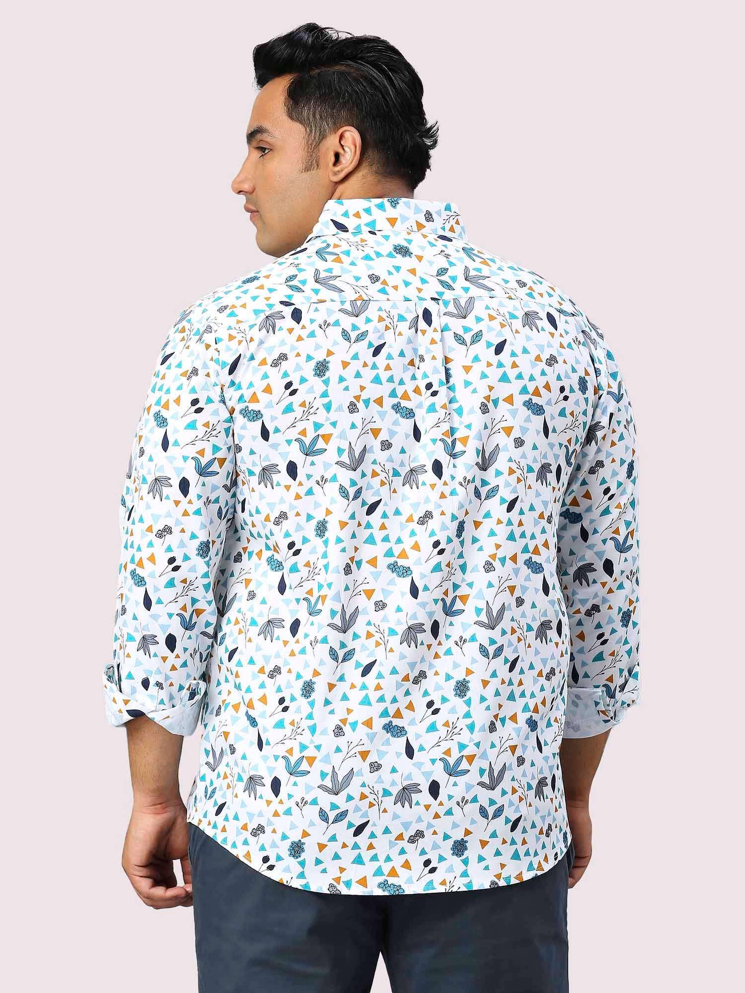 Skytale Digital Printed Full Sleeve Shirt Men's Plus Size - Guniaa Fashions