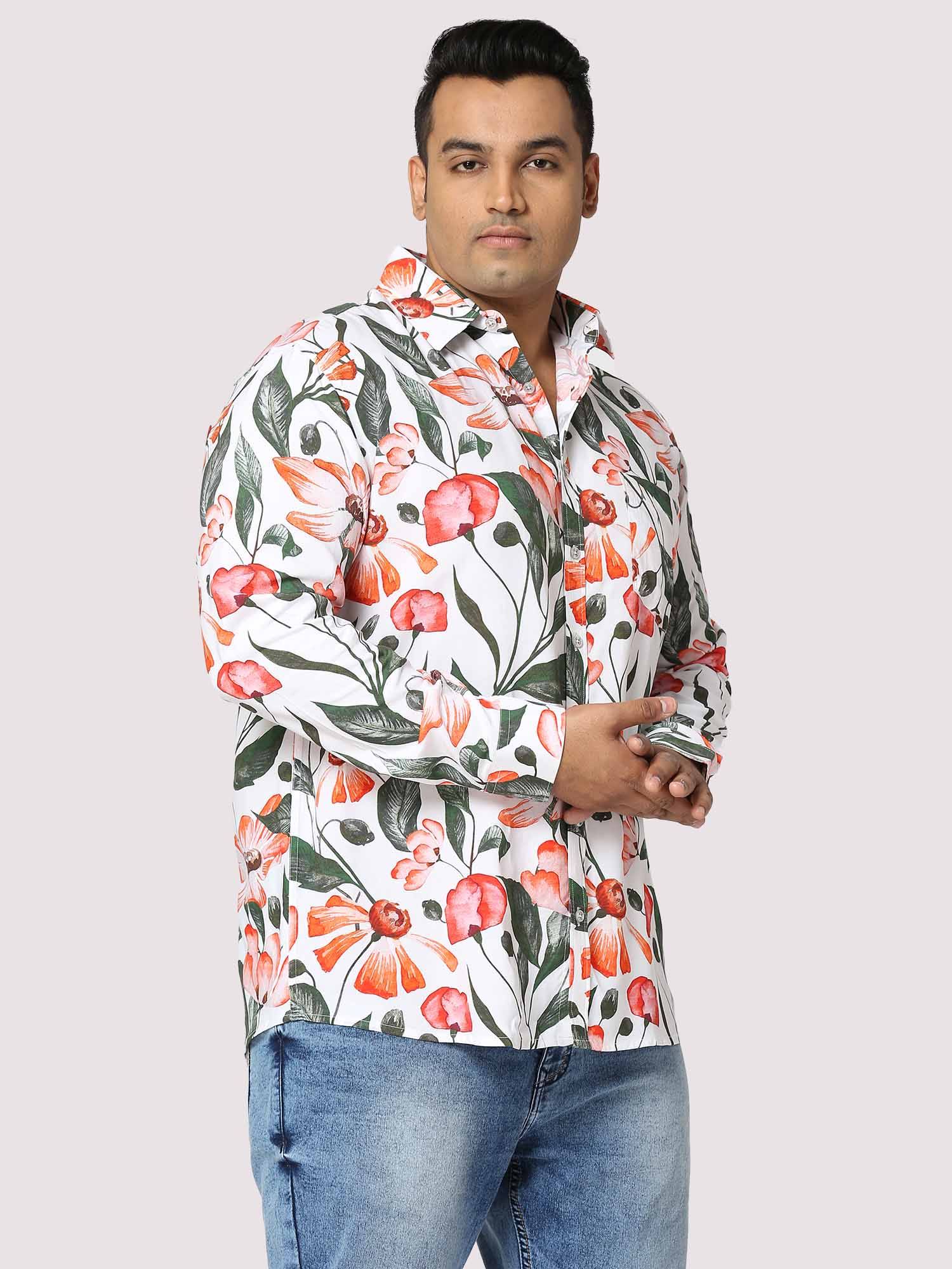 Summer Digital Printed Full Sleeve Men's Plus Size - Guniaa Fashions