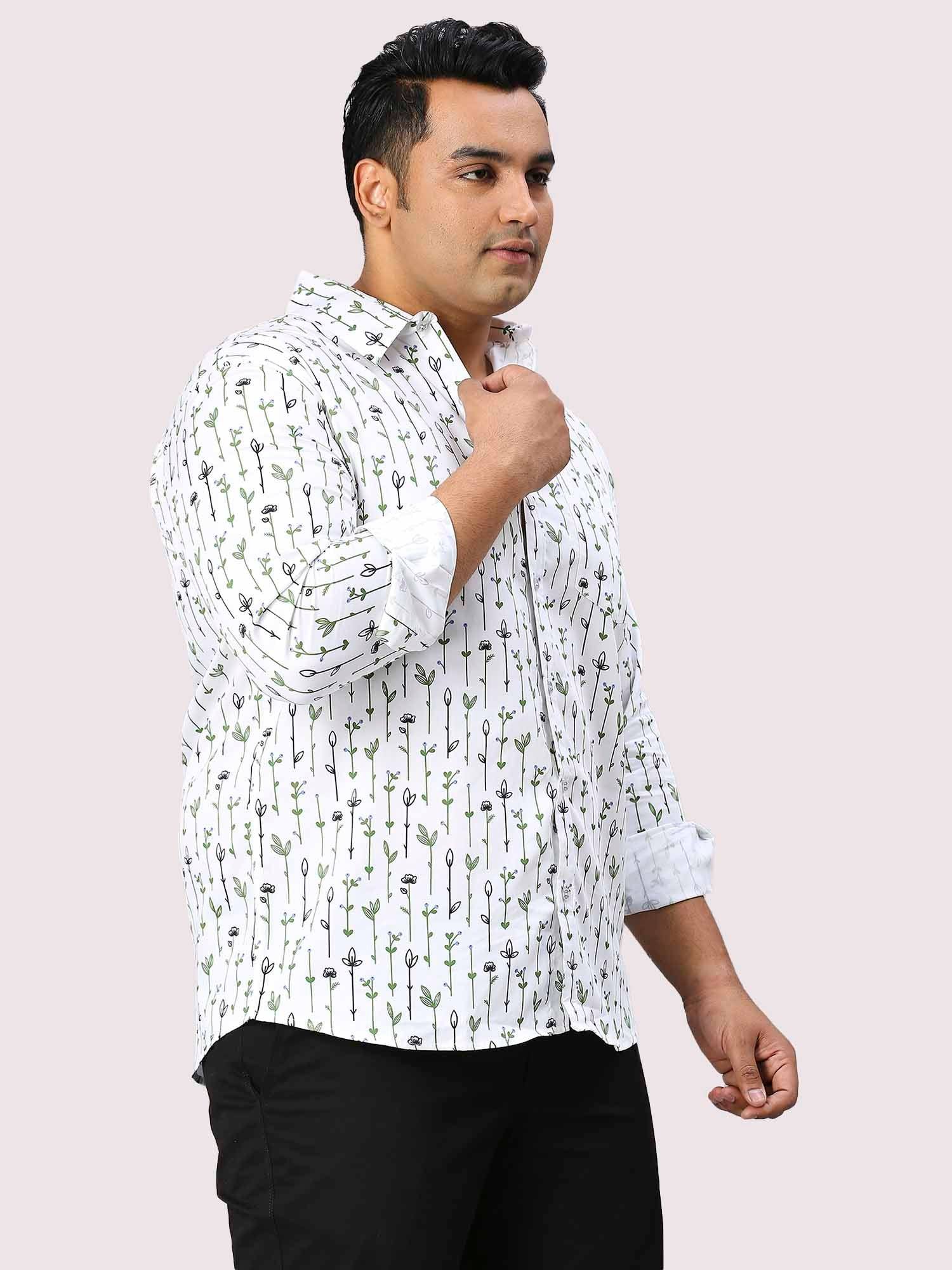 Wands Digital Printed Full Sleeve Shirt Men's Plus Size - Guniaa Fashions