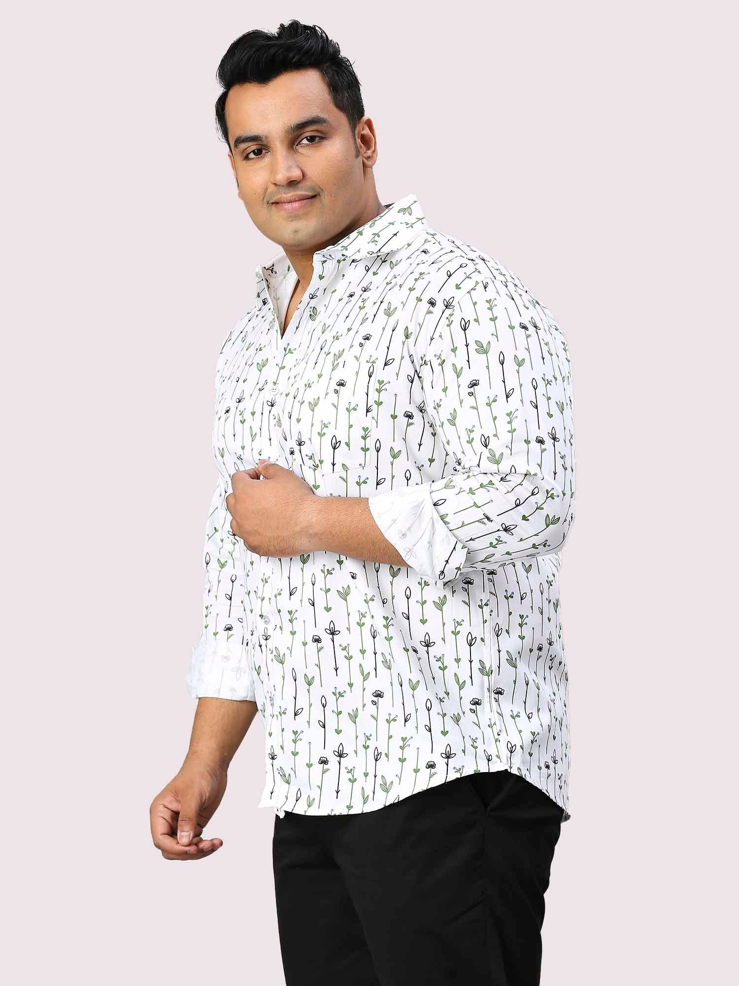 Wands Digital Printed Full Sleeve Shirt Men's Plus Size - Guniaa Fashions