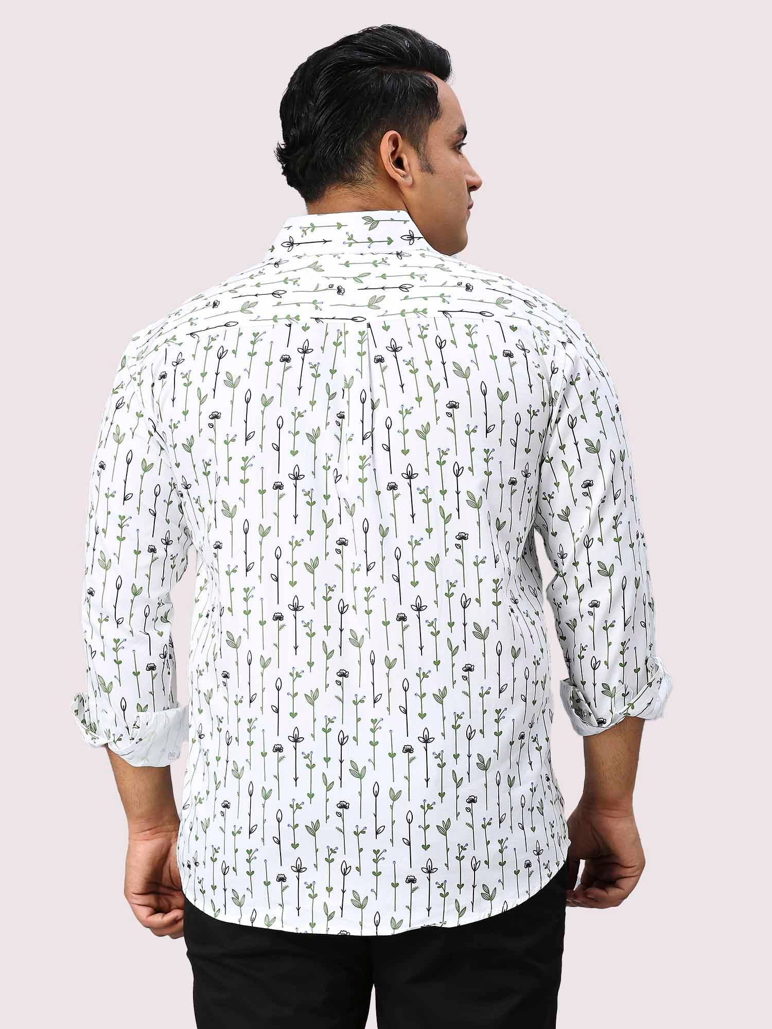 Wands Digital Printed Full Sleeve Shirt Men's Plus Size - Guniaa Fashions