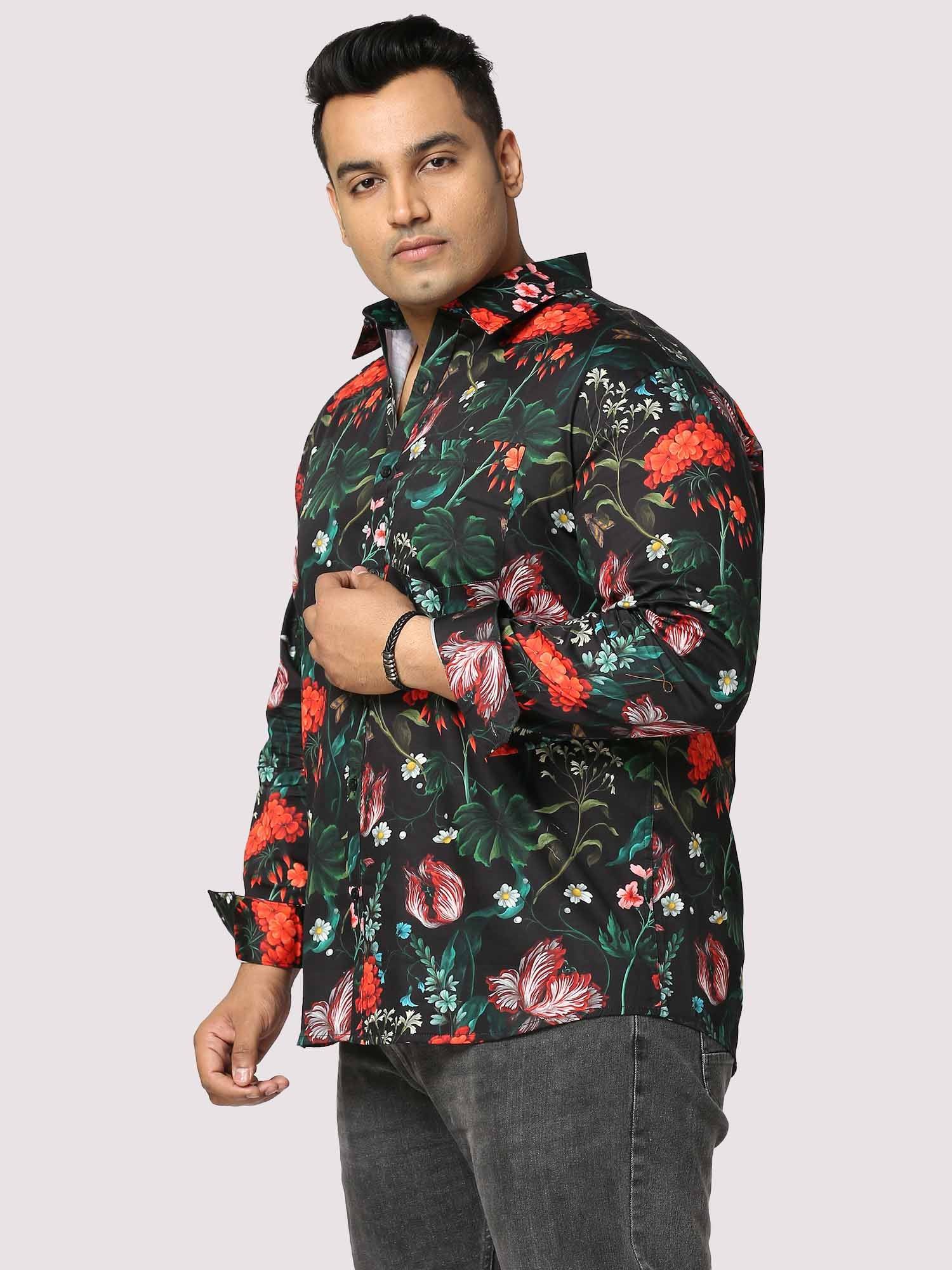 Wild Digital Printed Full Sleeve Men's Plus Size - Guniaa Fashions