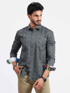 Wonder Hue Printed Full Sleeve Shirt - Guniaa Fashions