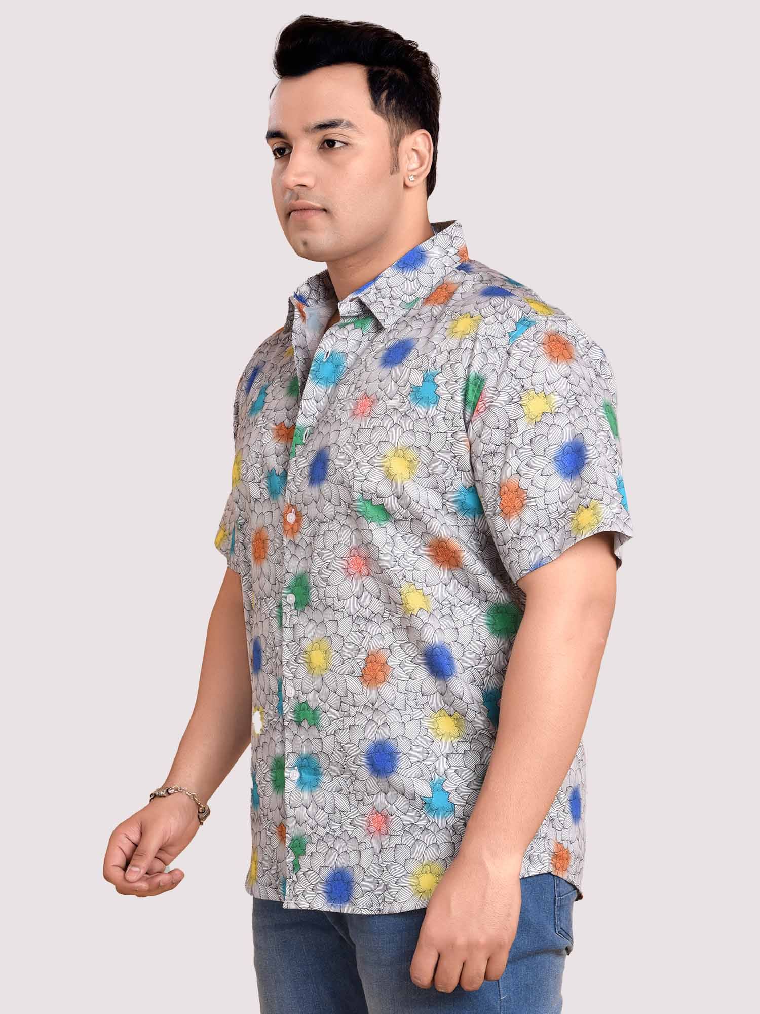 X Eric Haze graphic Digital Printed Shirt Men's Plus Size - Guniaa Fashions