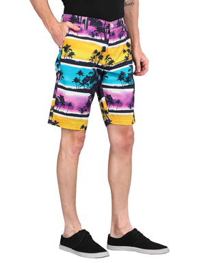 Coco Beach Digital Printed Giza Cotton Men's Shorts - Guniaa Fashions