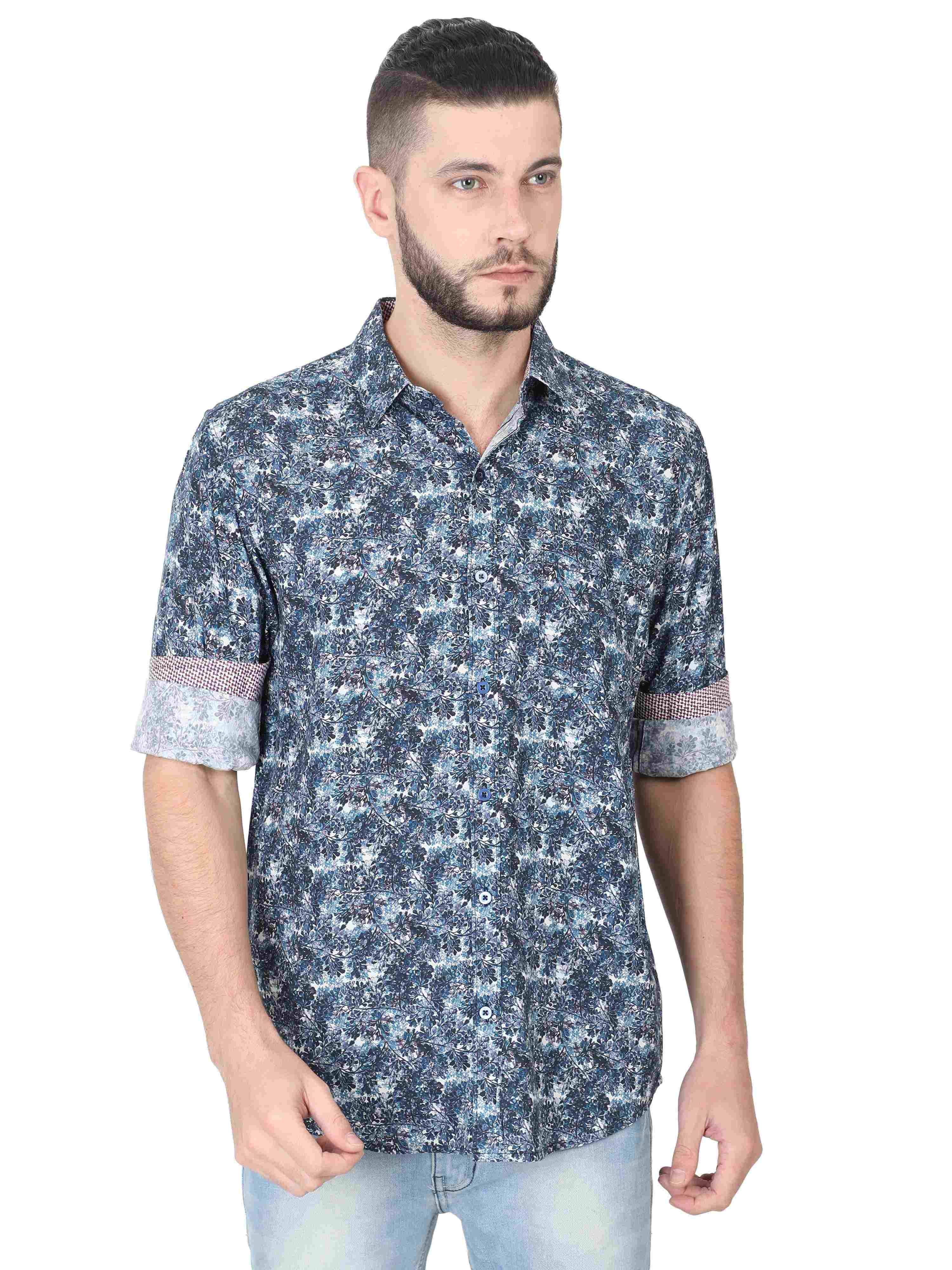 Darwin Men's Printed Casual Shirt - Guniaa Fashions