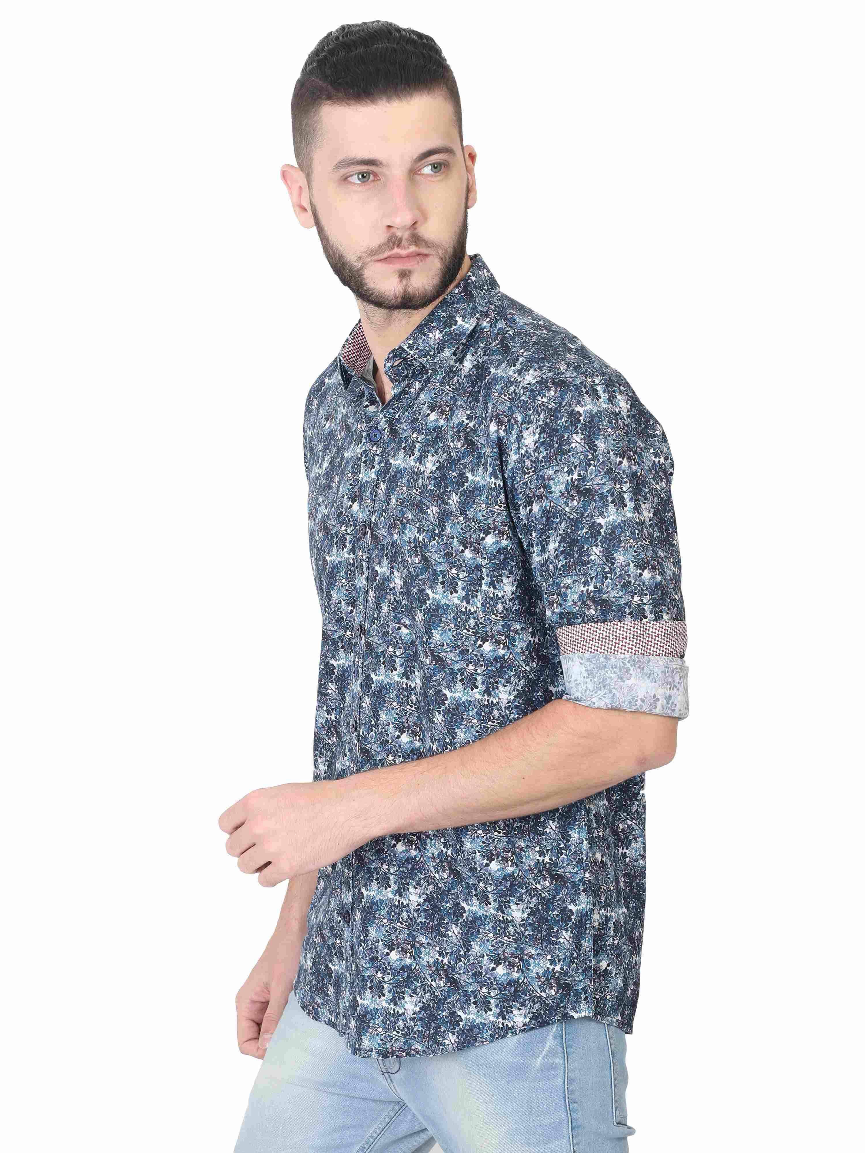 Darwin Men's Printed Casual Shirt - Guniaa Fashions