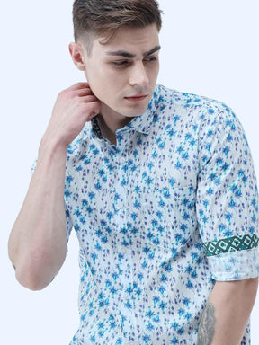 Davey Men's Printed Casual Shirt - Guniaa Fashions