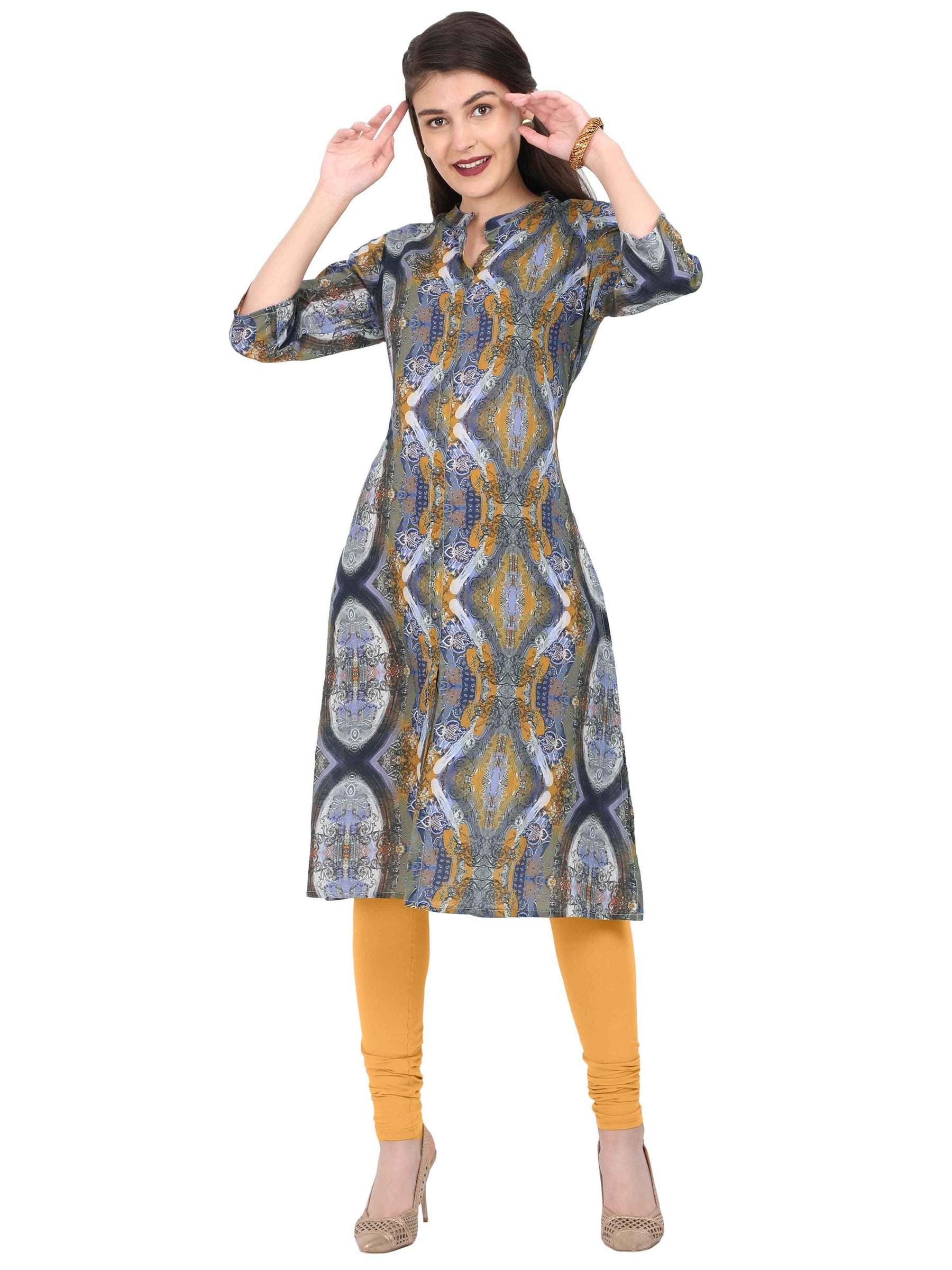 Buy Amydus Multicolor Striped Kurti for Women Online @ Tata CLiQ