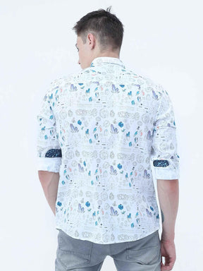Doodle Men's Printed Casual Shirt - Guniaa Fashions