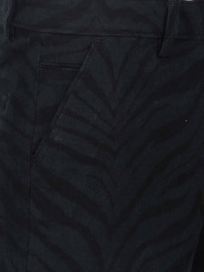Eli Black Printed Shorts Men's Plus Size - Guniaa Fashions
