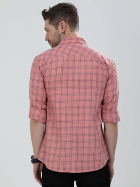 Flamingo Checkered Cotton Shirts - Guniaa Fashions