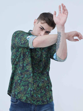 Greenleaf Cotton Digital Printed Shirt - Guniaa Fashions