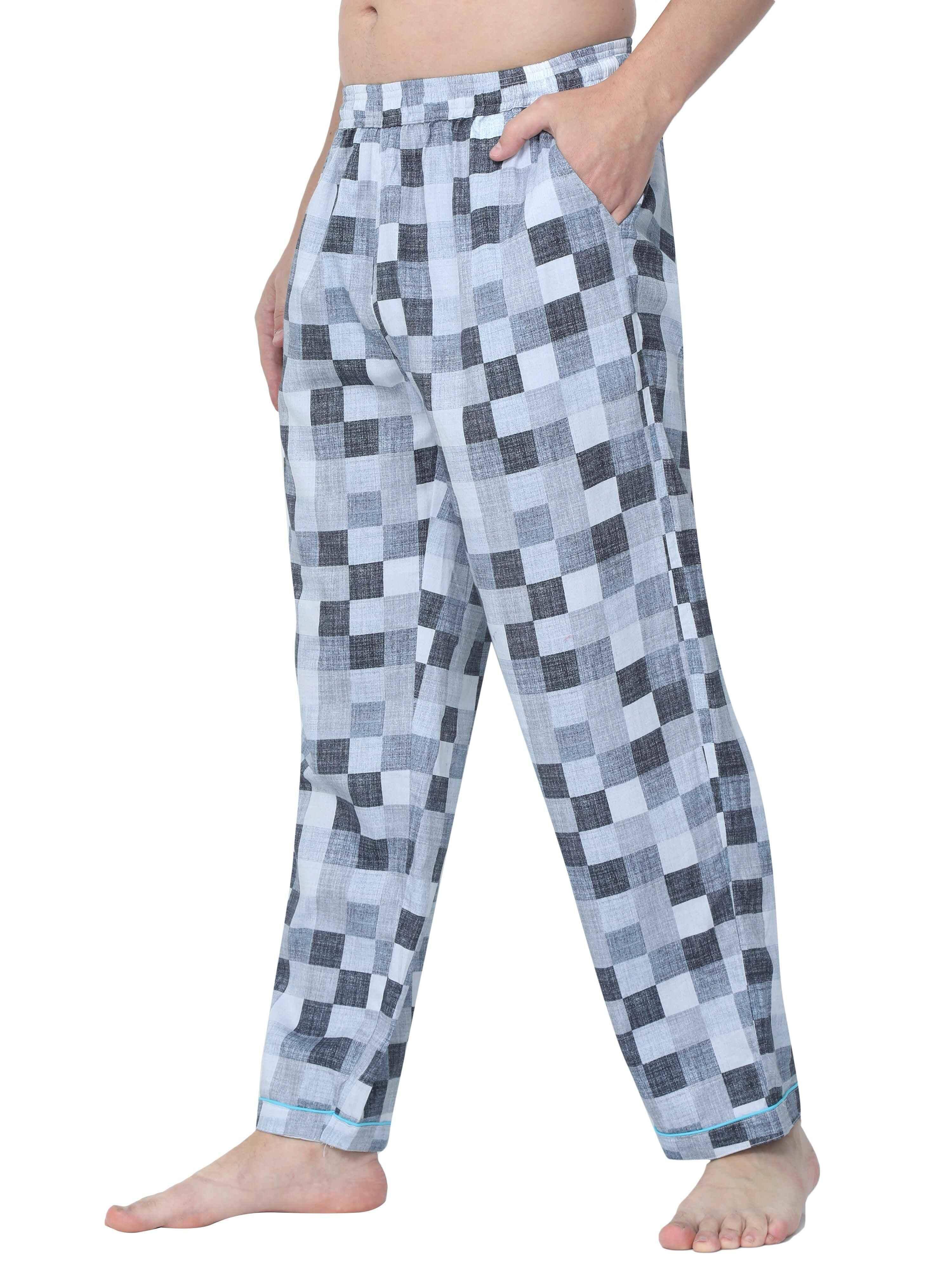 GUNIAA MEN'S CHESS PRINTED FULL PANT - Guniaa Fashions