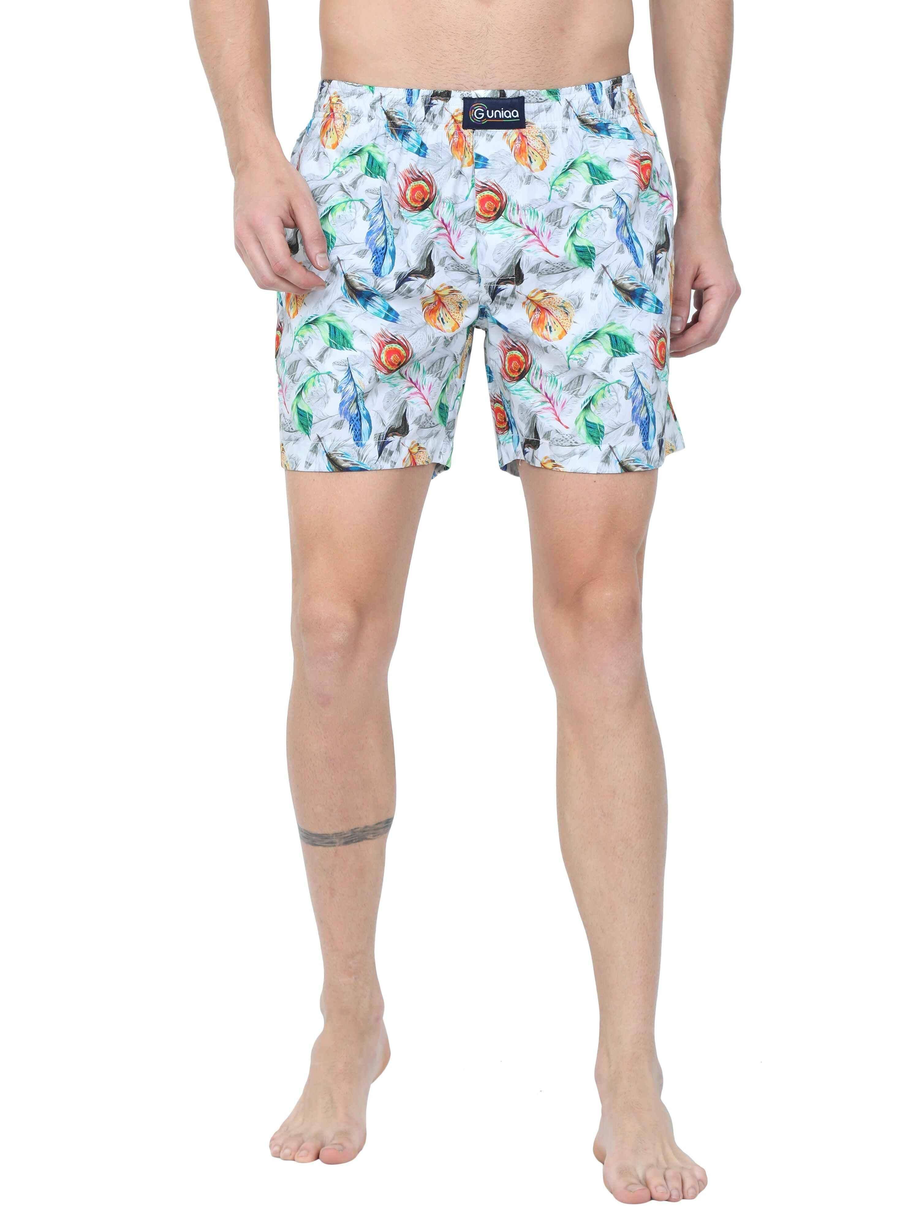 GUNIAA MEN'S FLAME PRINTED BOXER - Guniaa Fashions