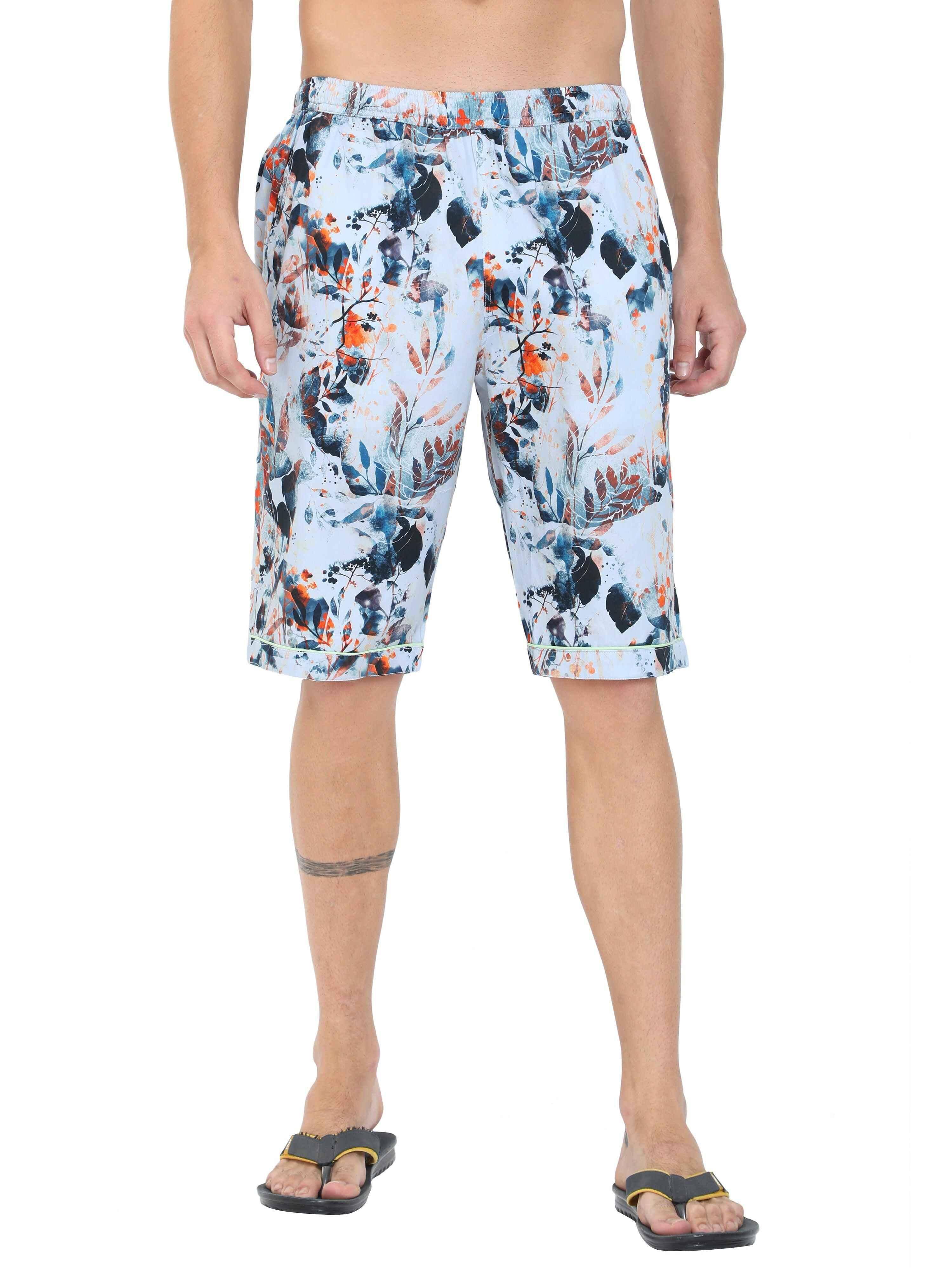 Guniaa Men's James Printed Night Wear Shorts - Guniaa Fashions