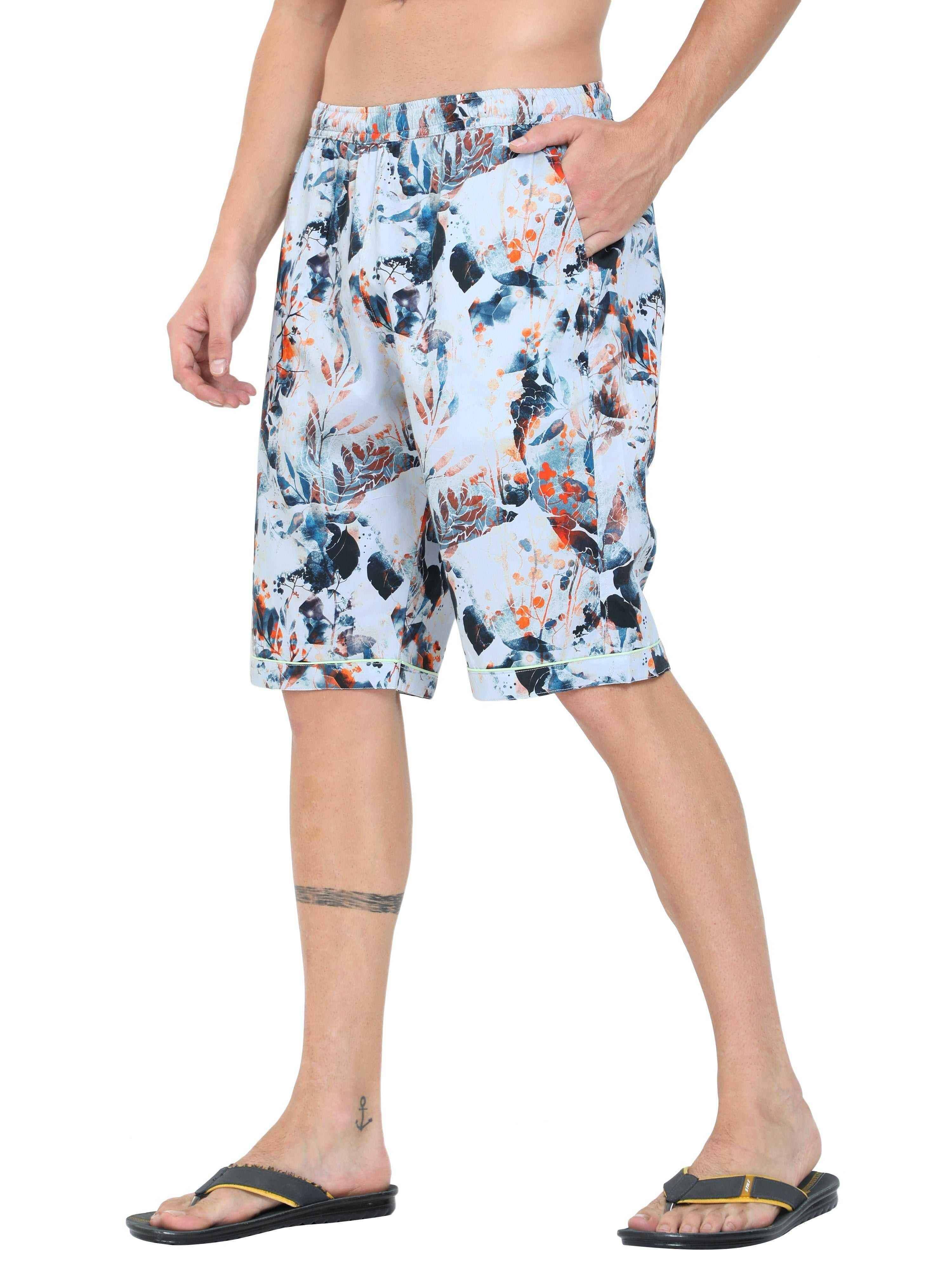 Guniaa Men's James Printed Night Wear Shorts - Guniaa Fashions