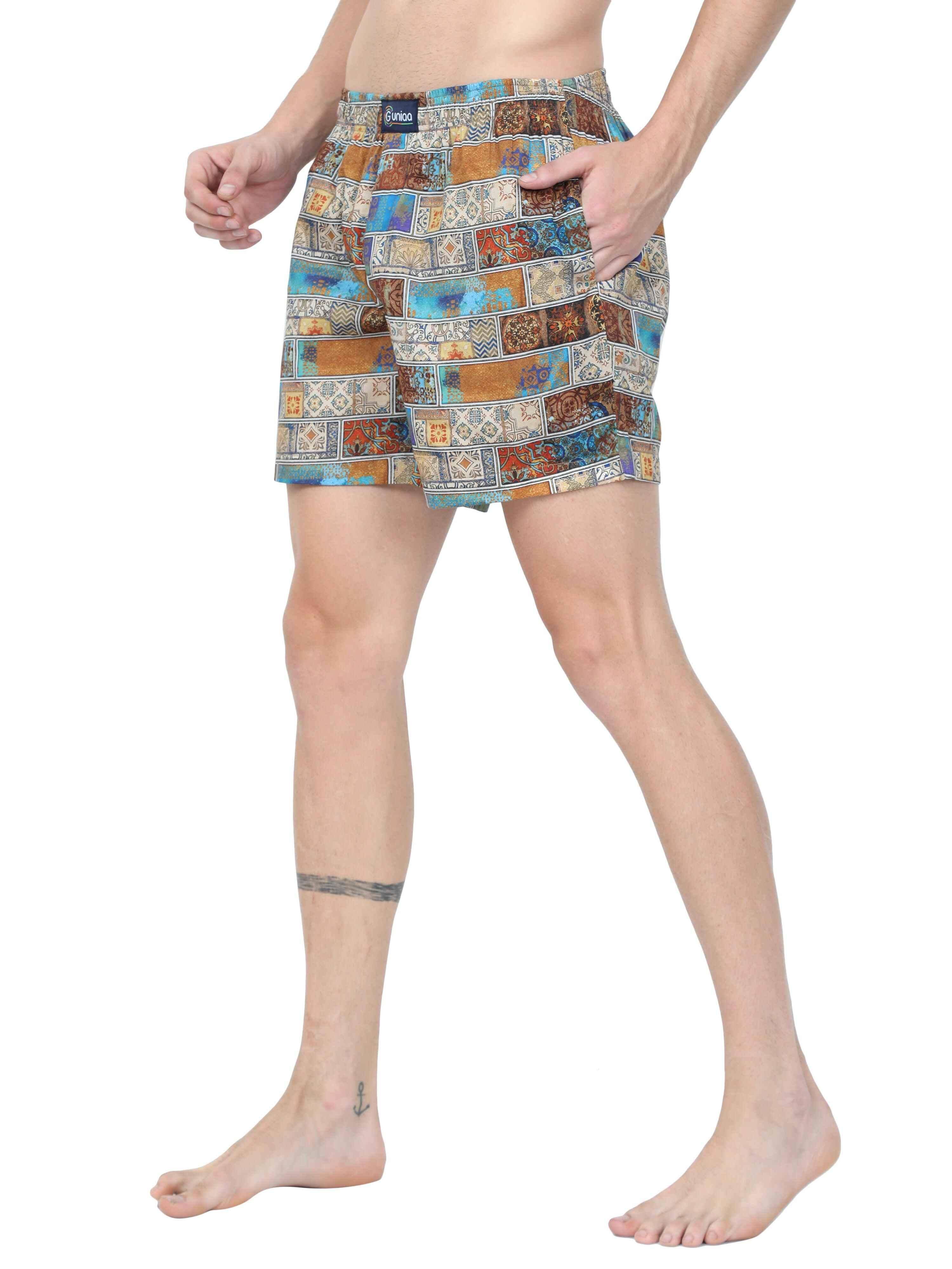 GUNIAA MEN'S KING PRINTED BOXER - Guniaa Fashions