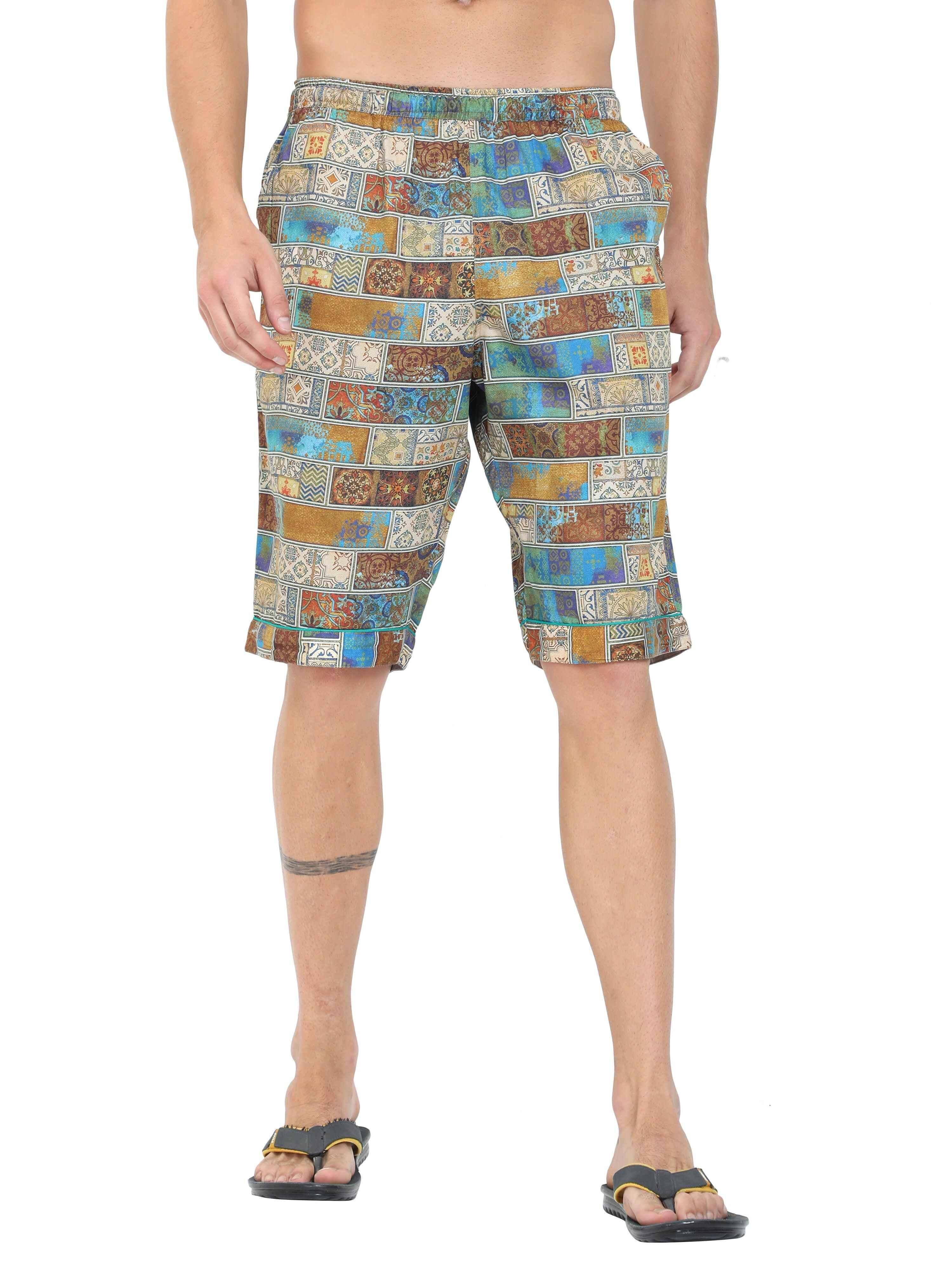 Guniaa Men's King Printed Night Wear Shorts - Guniaa Fashions