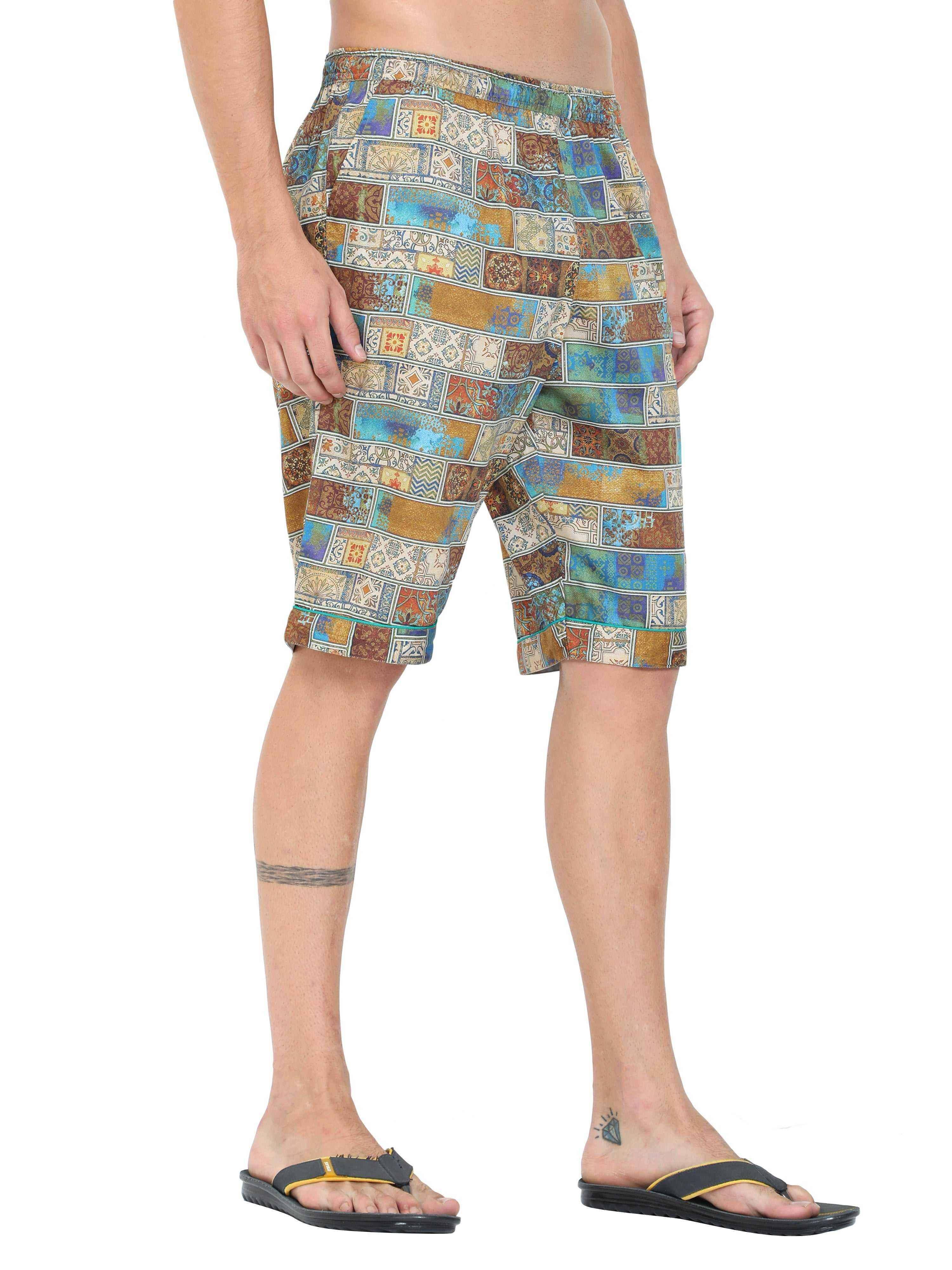 Guniaa Men's King Printed Night Wear Shorts - Guniaa Fashions