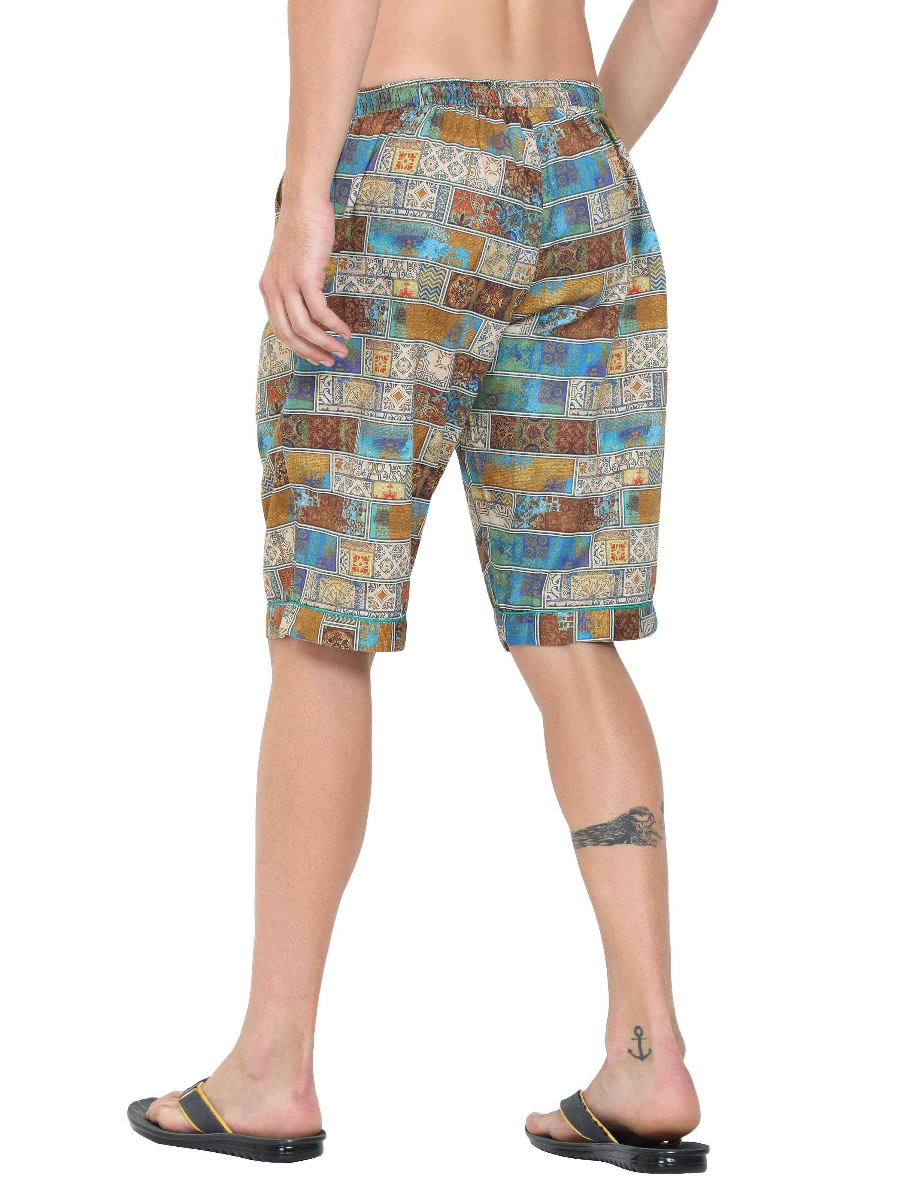 Guniaa Men's King Printed Night Wear Shorts - Guniaa Fashions