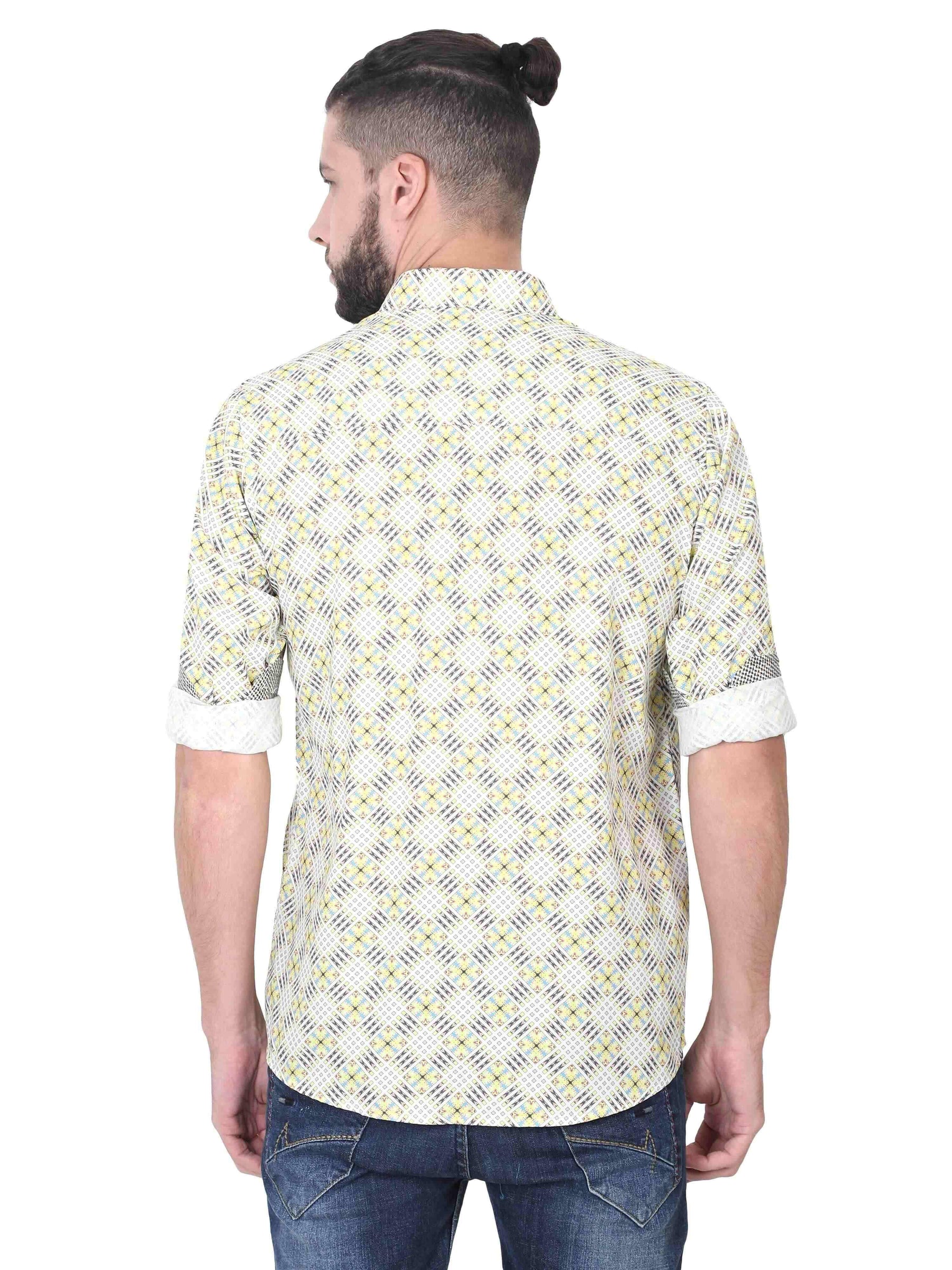 Jacob Men's Printed Casual Shirt - Guniaa Fashions