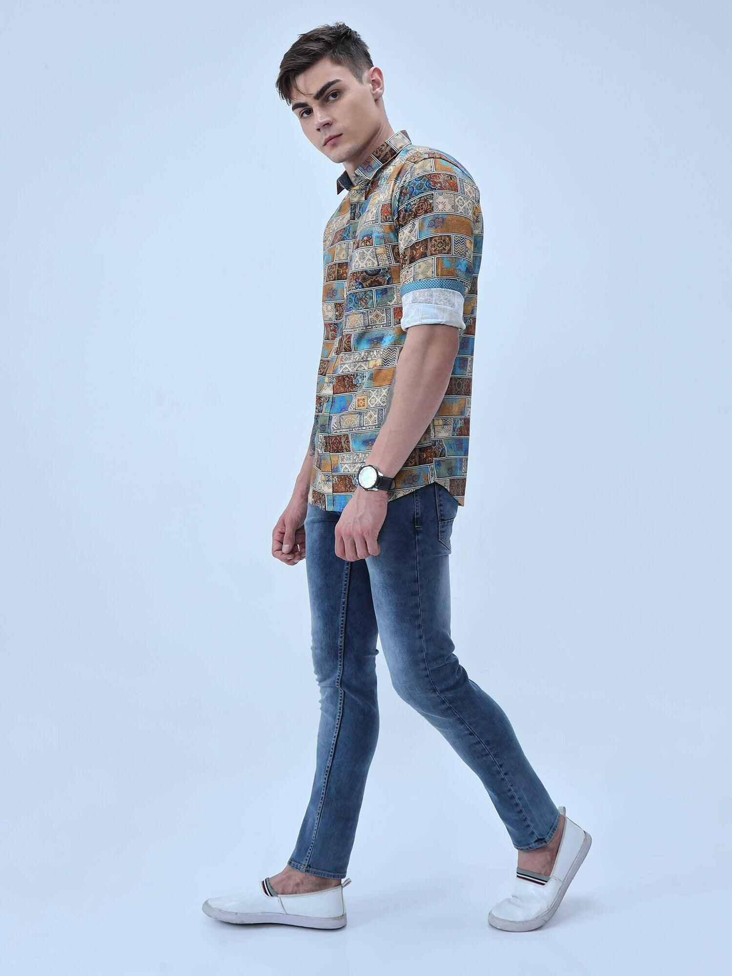 King Mens Digital Printed Casual Shirt - Guniaa Fashions