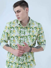 Lemon Tropics Digital Printed Full Shirt - Guniaa Fashions