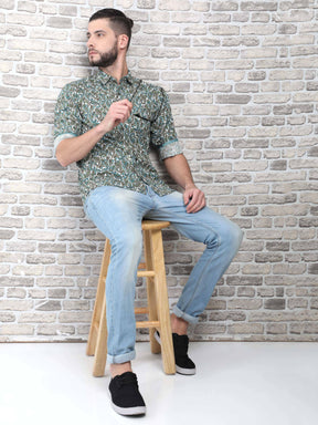 Mark Paisley All-over Men's Shirt - Guniaa Fashions