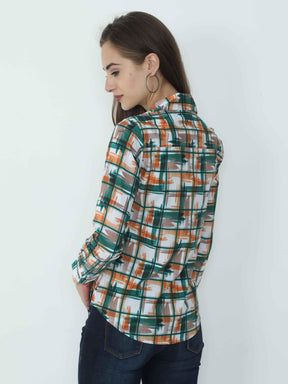 MultiColoured Digital Printed Tailored Fit Shirt - Guniaa Fashions