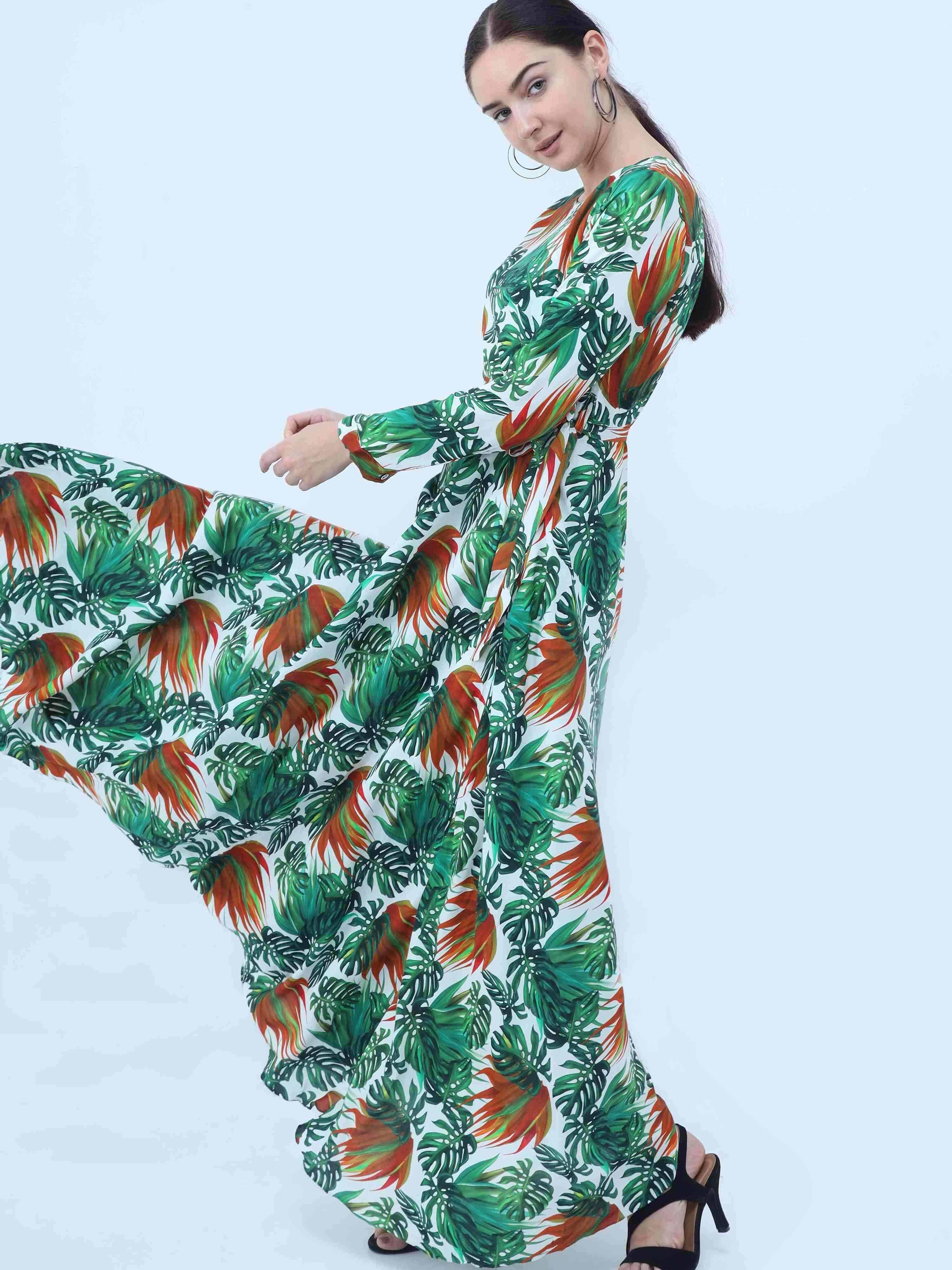 Nature Theme Maxi - Guniaa Fashions