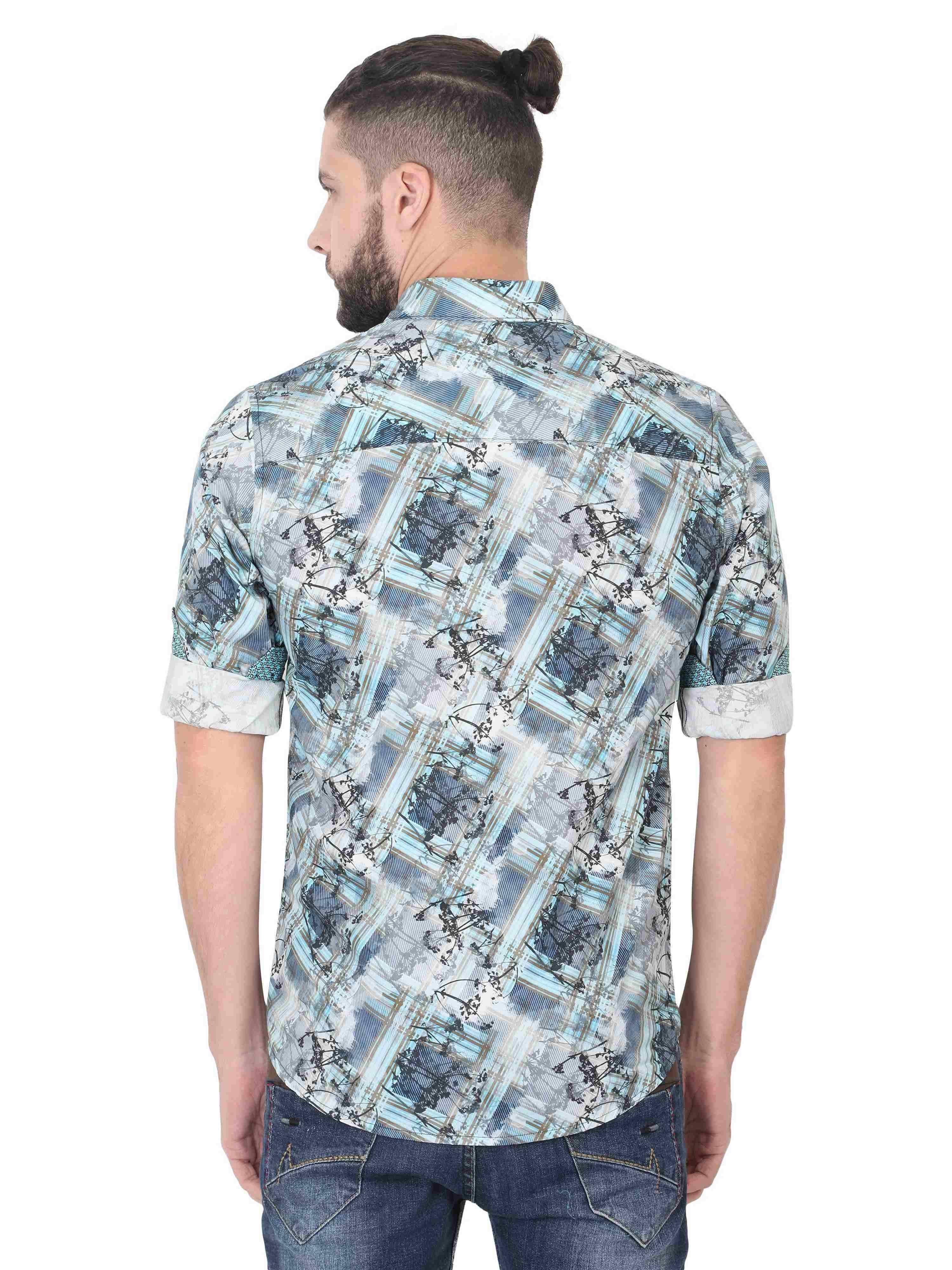 Nico Men's Printed Casual Shirt - Guniaa Fashions