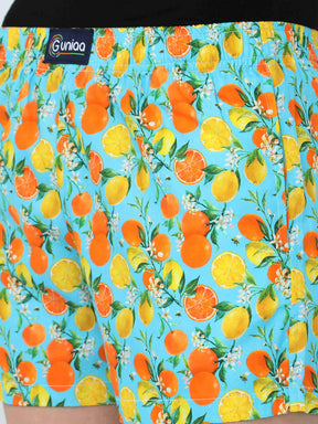 Orange Digital Printed Boxer - Guniaa Fashions