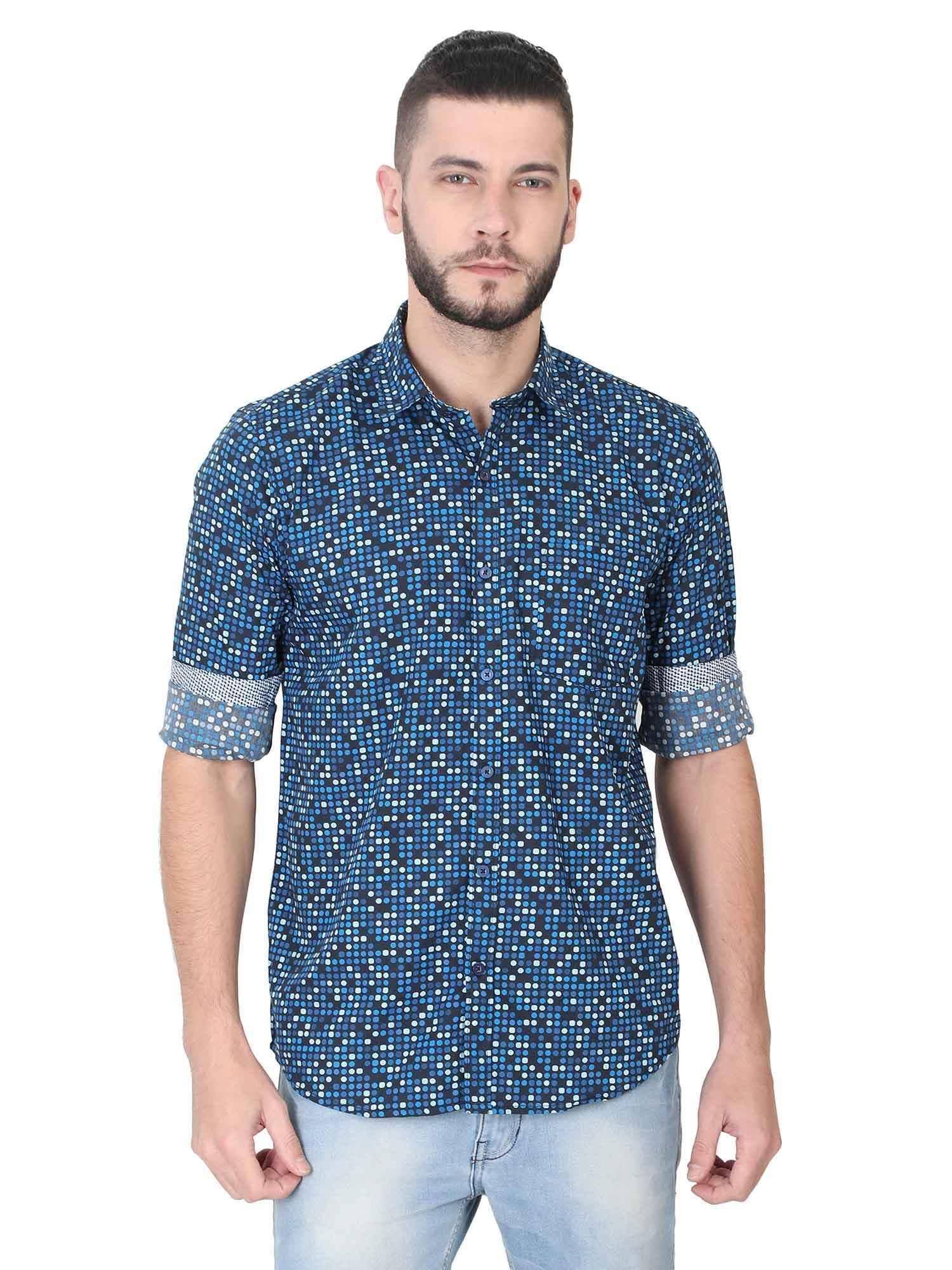 Pac Men's Printed Casual Shirt - Guniaa Fashions