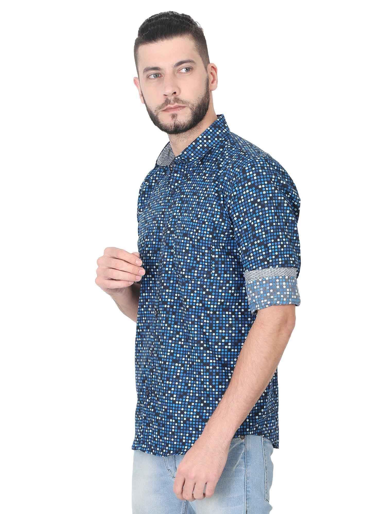 Pac Men's Printed Casual Shirt - Guniaa Fashions