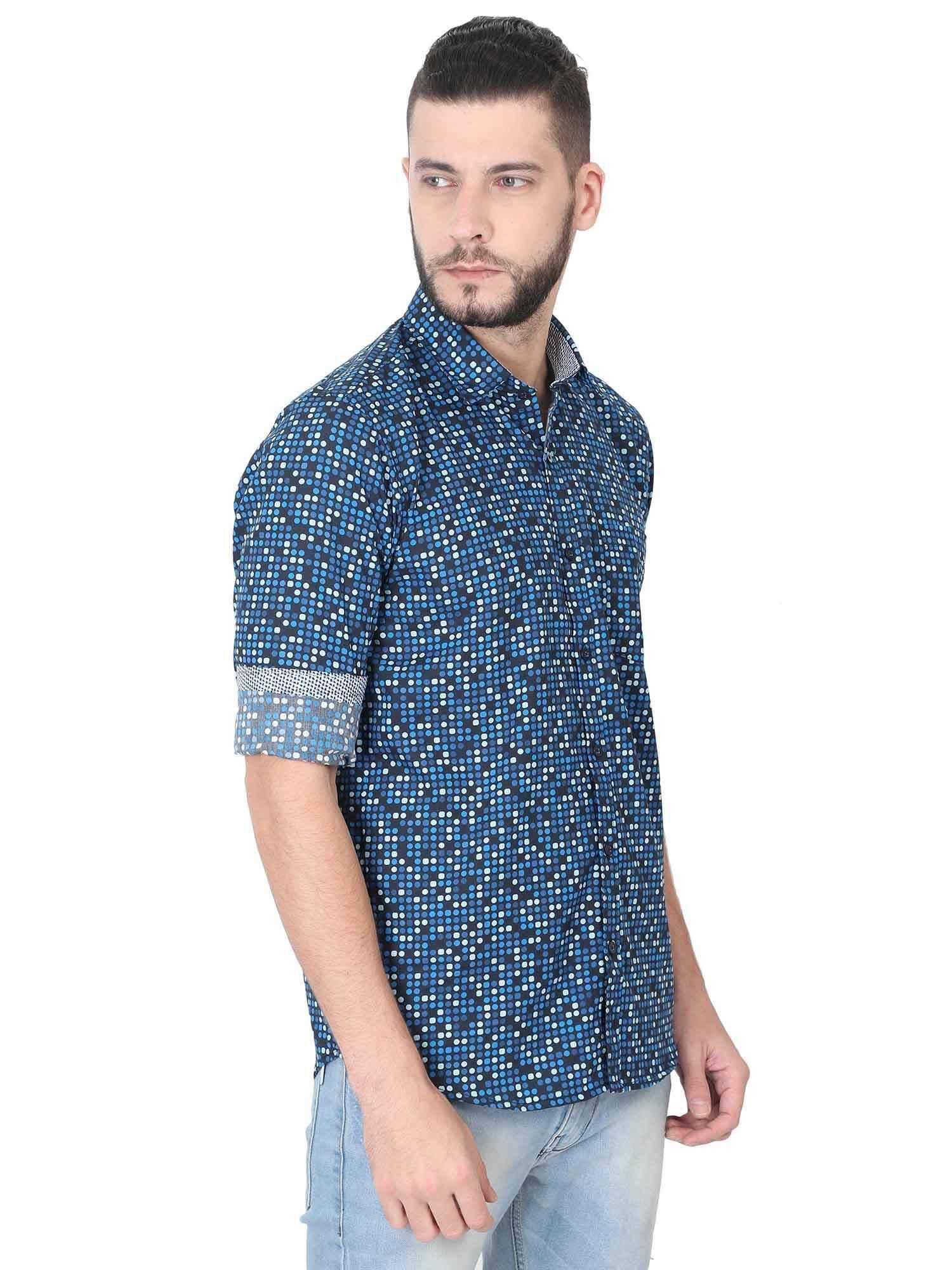 Pac Men's Printed Casual Shirt - Guniaa Fashions