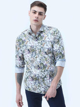 Pastel Floral Digital Printed Full Shirt - Guniaa Fashions