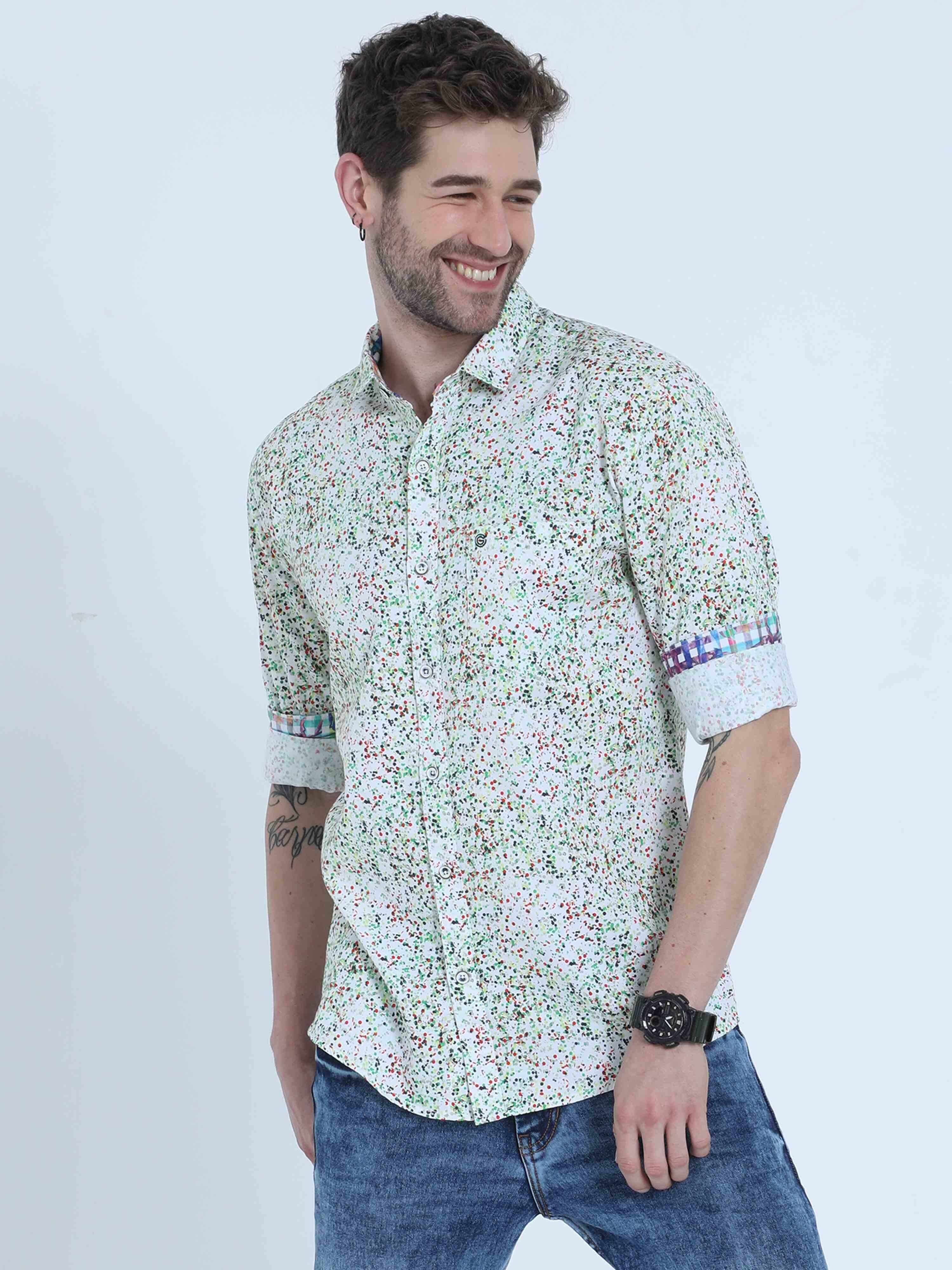 Philip Men's Printed Casual Shirts - Guniaa Fashions