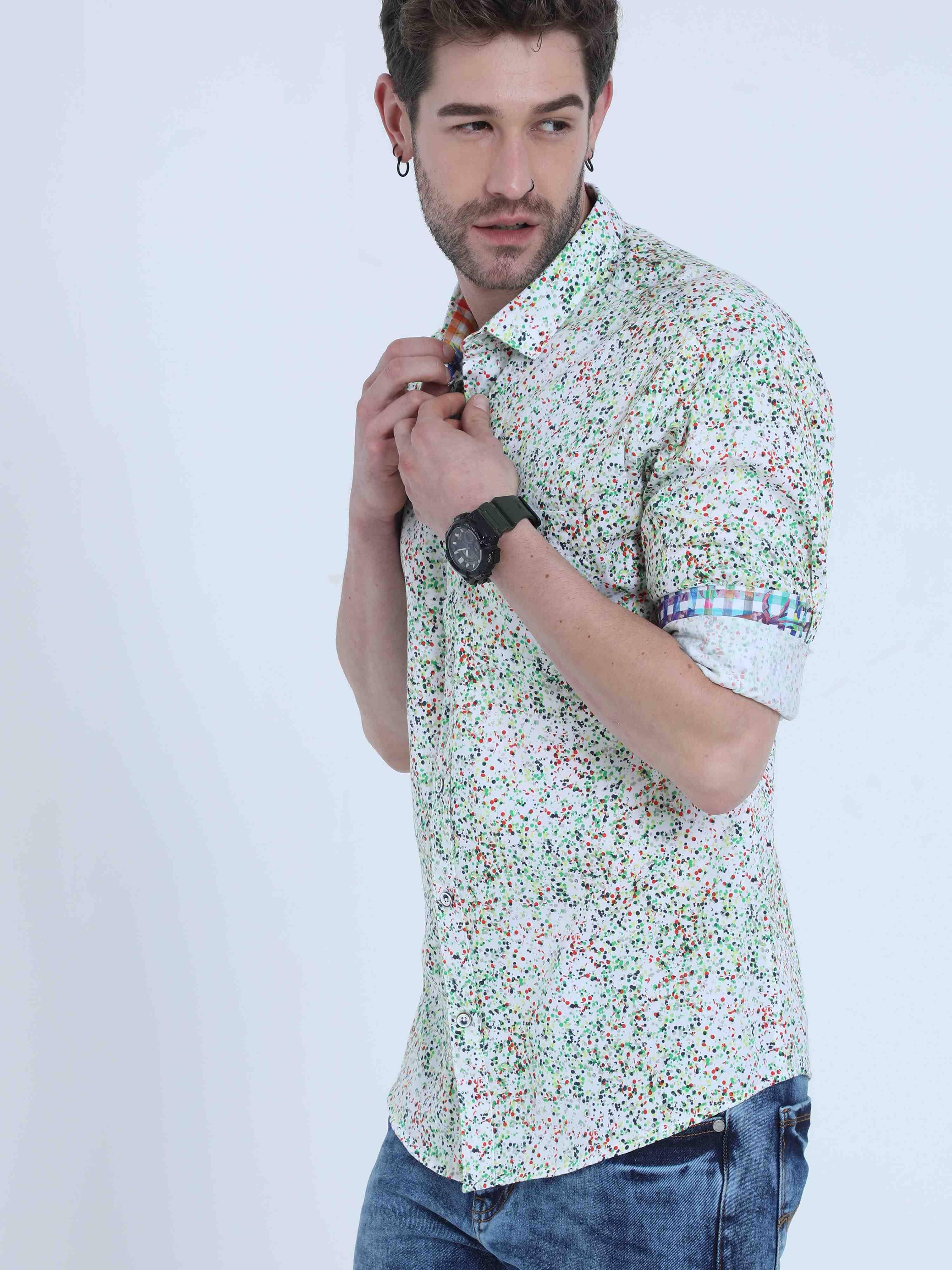 Philip Men's Printed Casual Shirts - Guniaa Fashions