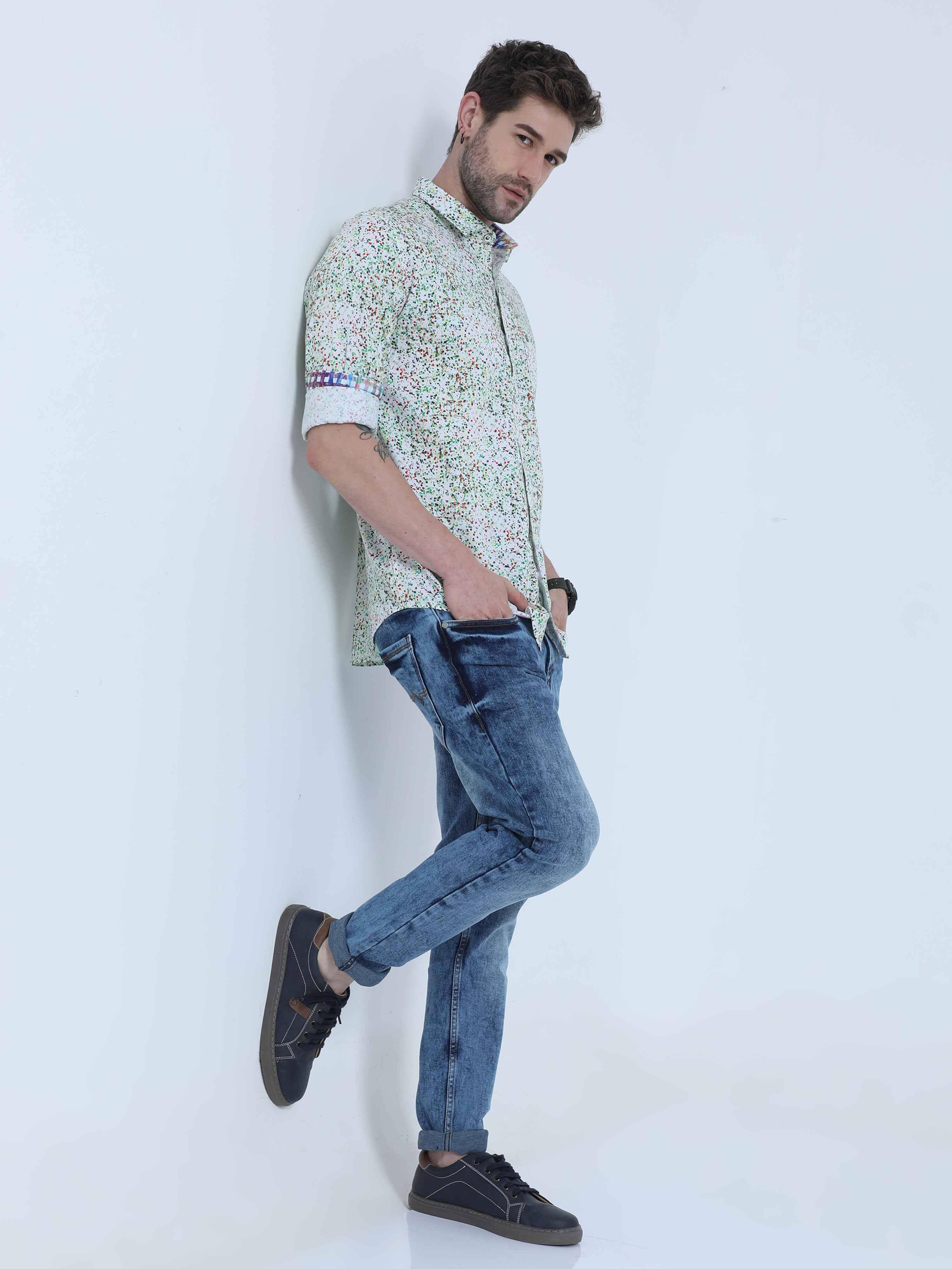 Philip Men's Printed Casual Shirts - Guniaa Fashions