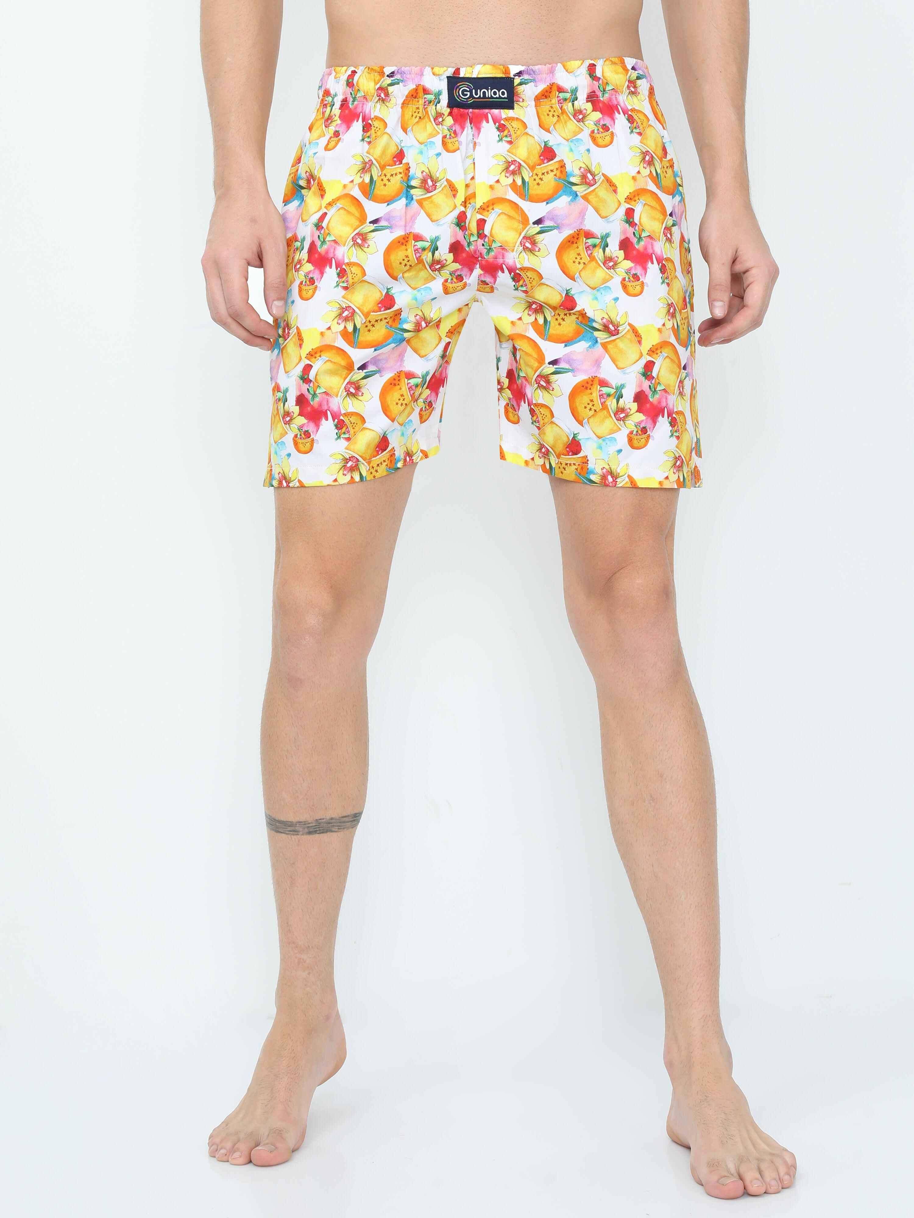 Pineapple Digital Printed Men's Boxer - Guniaa Fashions