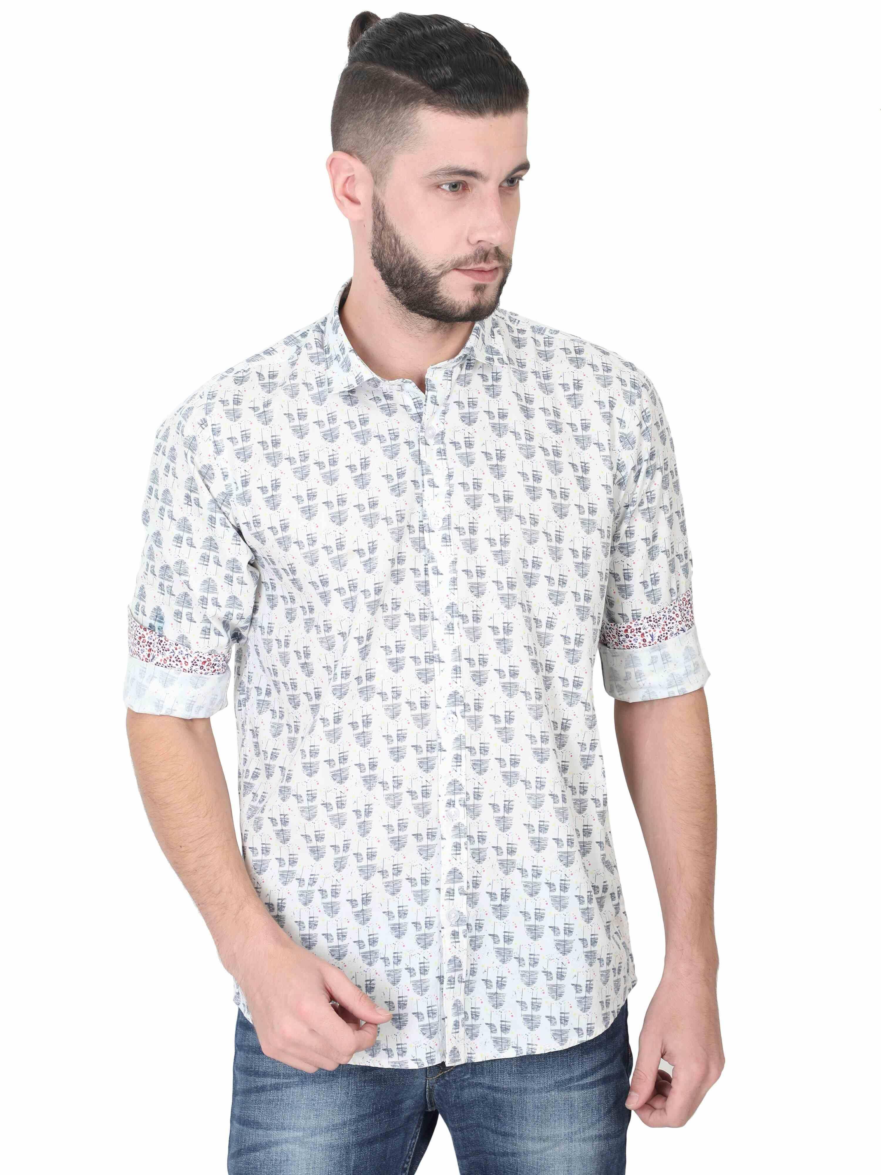 Rare Men's Printed Casual Shirt - Guniaa Fashions