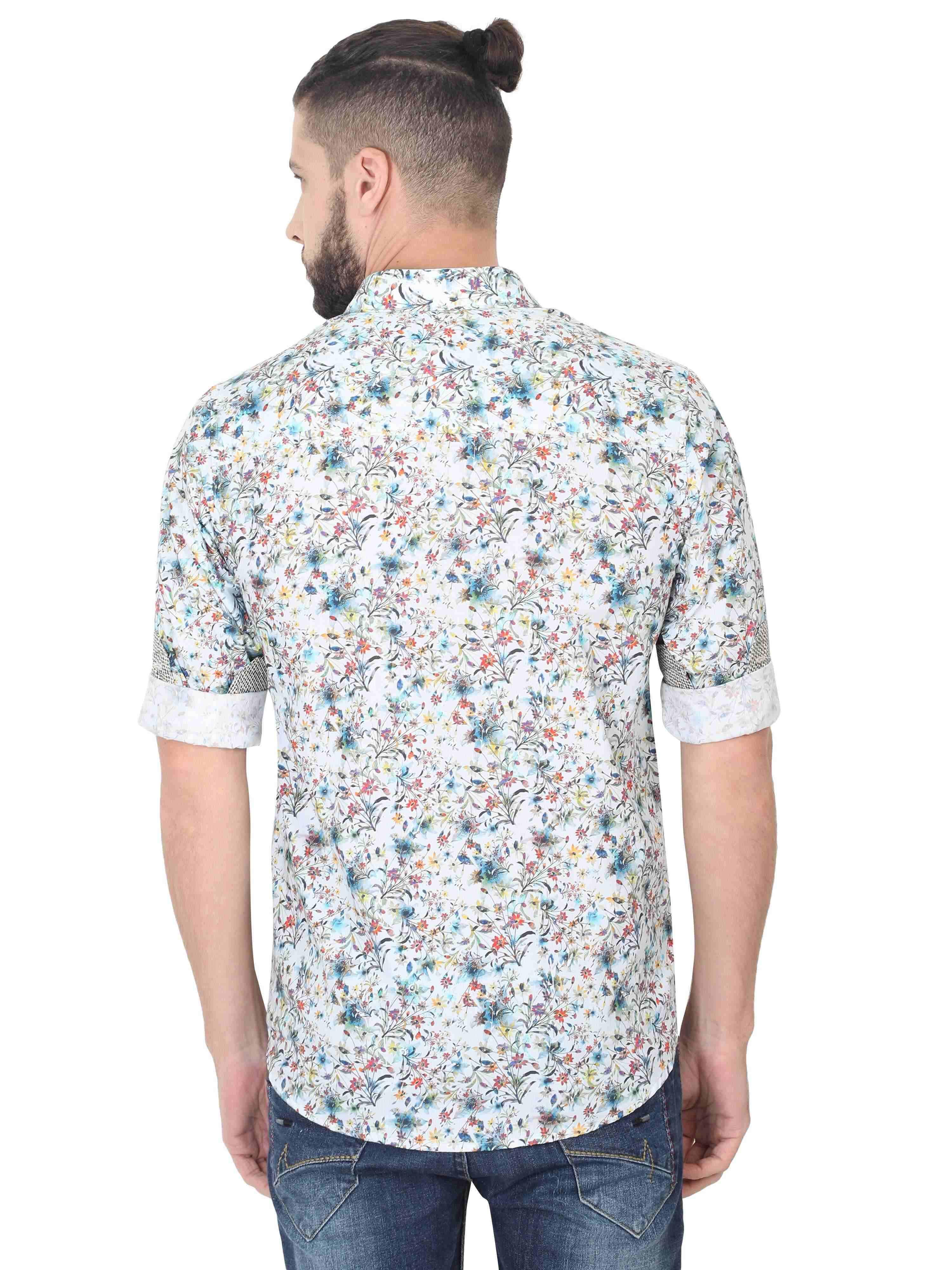 Reuben Men's Floral Casual Shirt - Guniaa Fashions