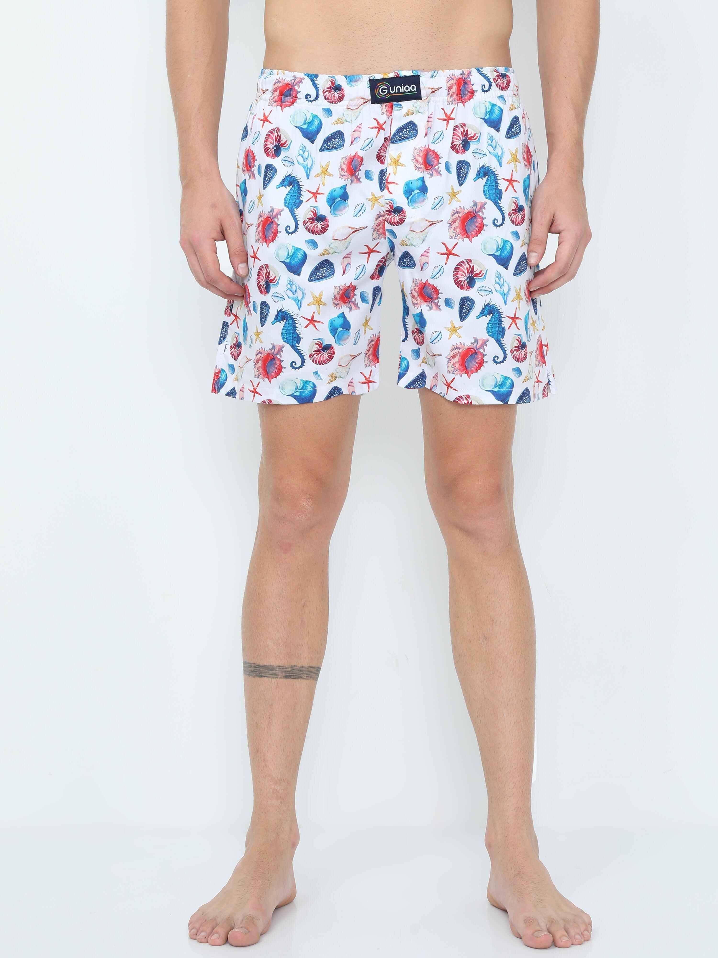 Sea Breeze Digital Printed Men's Boxer - Guniaa Fashions